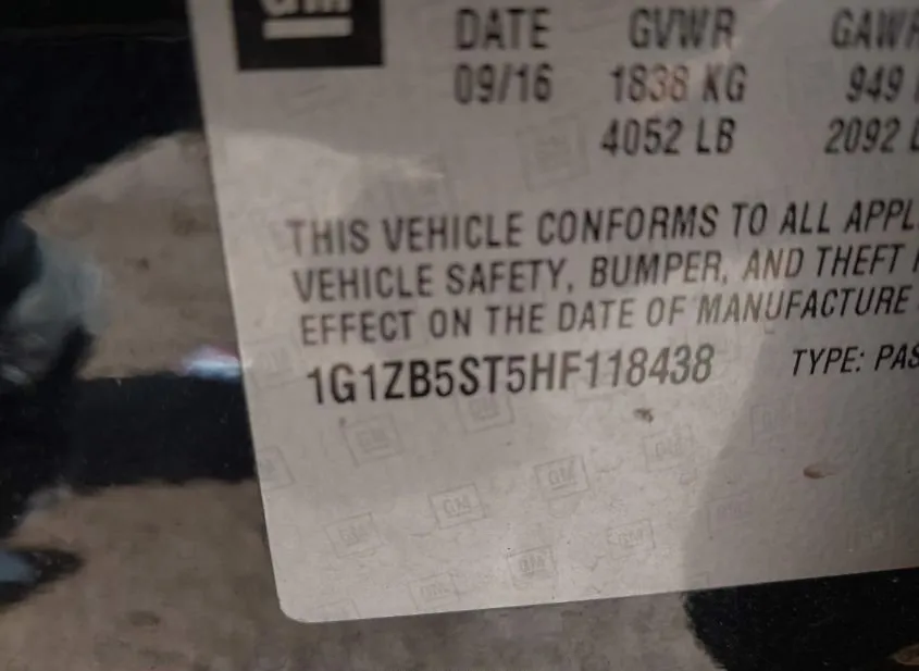 2017 CHEVROLET Malibu Used VIN 1G1ZB5ST5HF118438 – photo 19