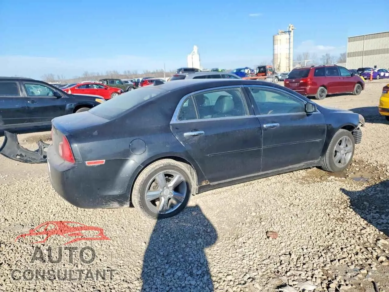 2012 CHEVROLET MALIBU Damaged VIN 1G1ZD5EU0CF382528 – side profile