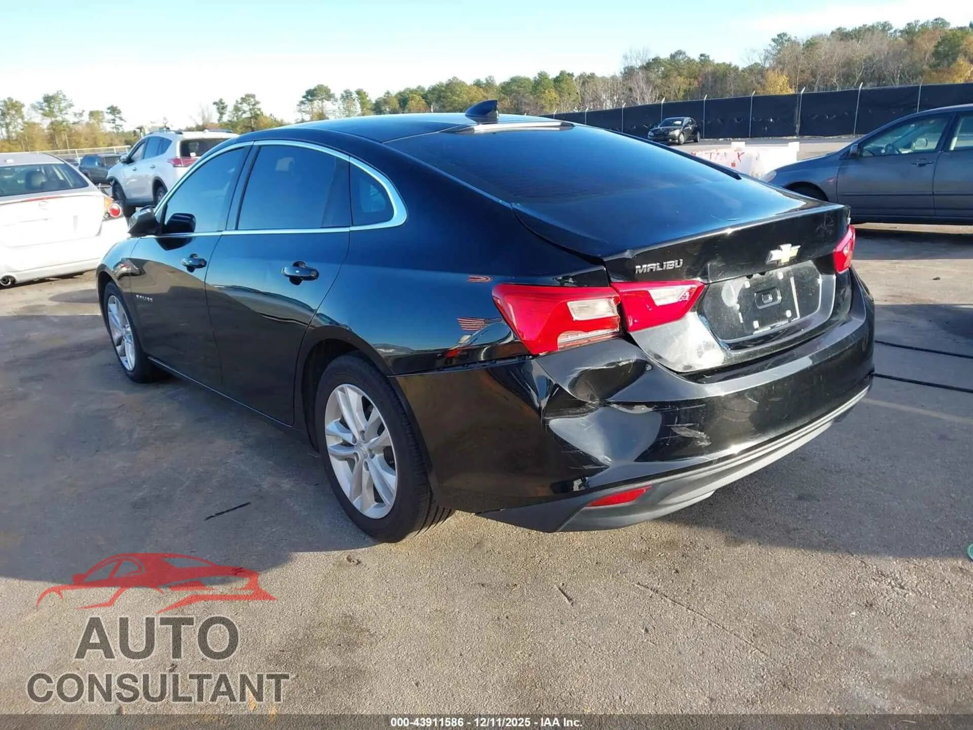 2018 CHEVROLET MALIBU Damaged VIN 1G1ZD5ST6JF168152 – side profile