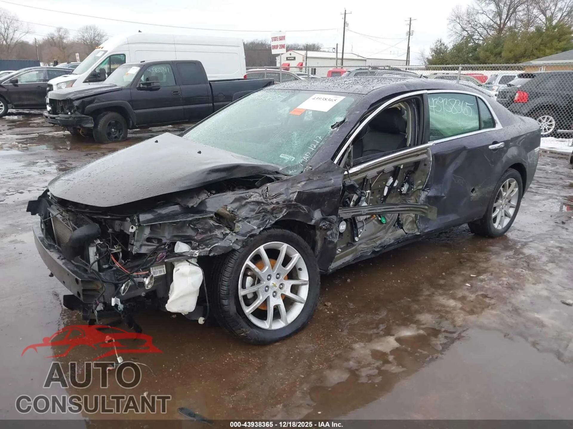 2010 CHEVROLET MALIBU Damaged VIN 1G1ZE5E73AF319654 – rear exterior
