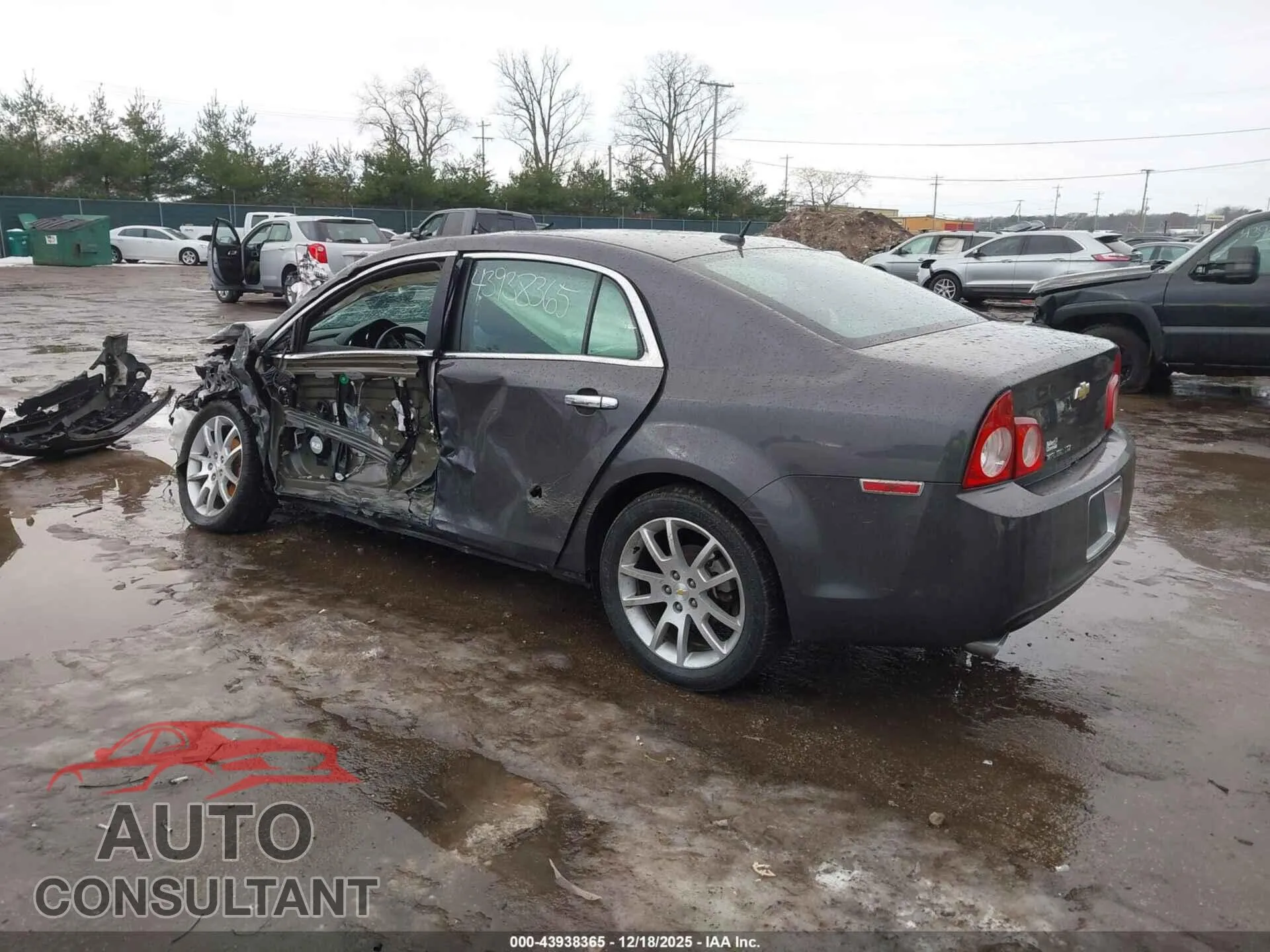 2010 CHEVROLET MALIBU Damaged VIN 1G1ZE5E73AF319654 – side profile