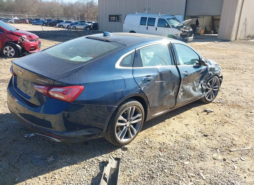 2021 CHEVROLET Malibu Used VIN 1G1ZE5SX0MF063014 – rear exterior