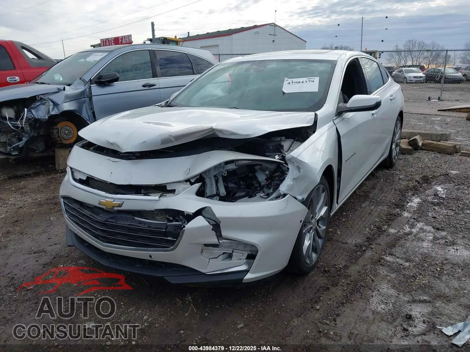2017 CHEVROLET MALIBU Damaged VIN 1G1ZH5SX7HF152298 – rear exterior
