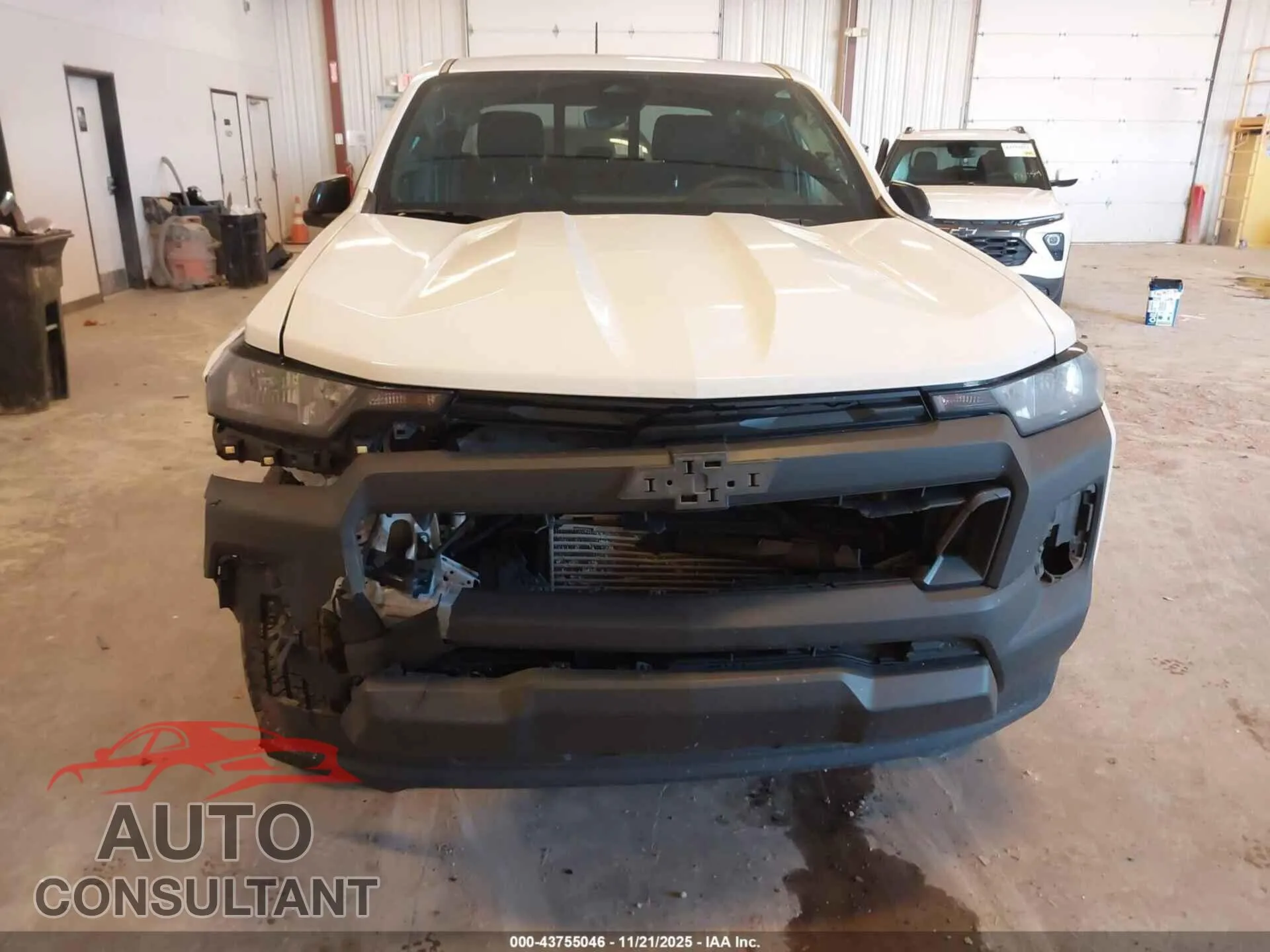 2023 CHEVROLET COLORADO Damaged VIN 1GCGSBEC2P1133449 – engine bay