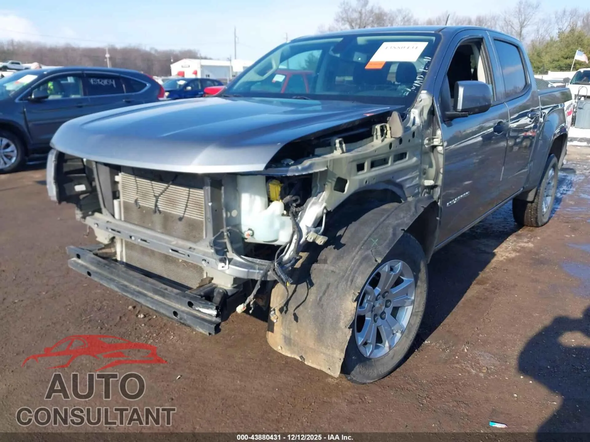 2022 CHEVROLET COLORADO Damaged VIN 1GCGSCEN5N1291904 – engine bay