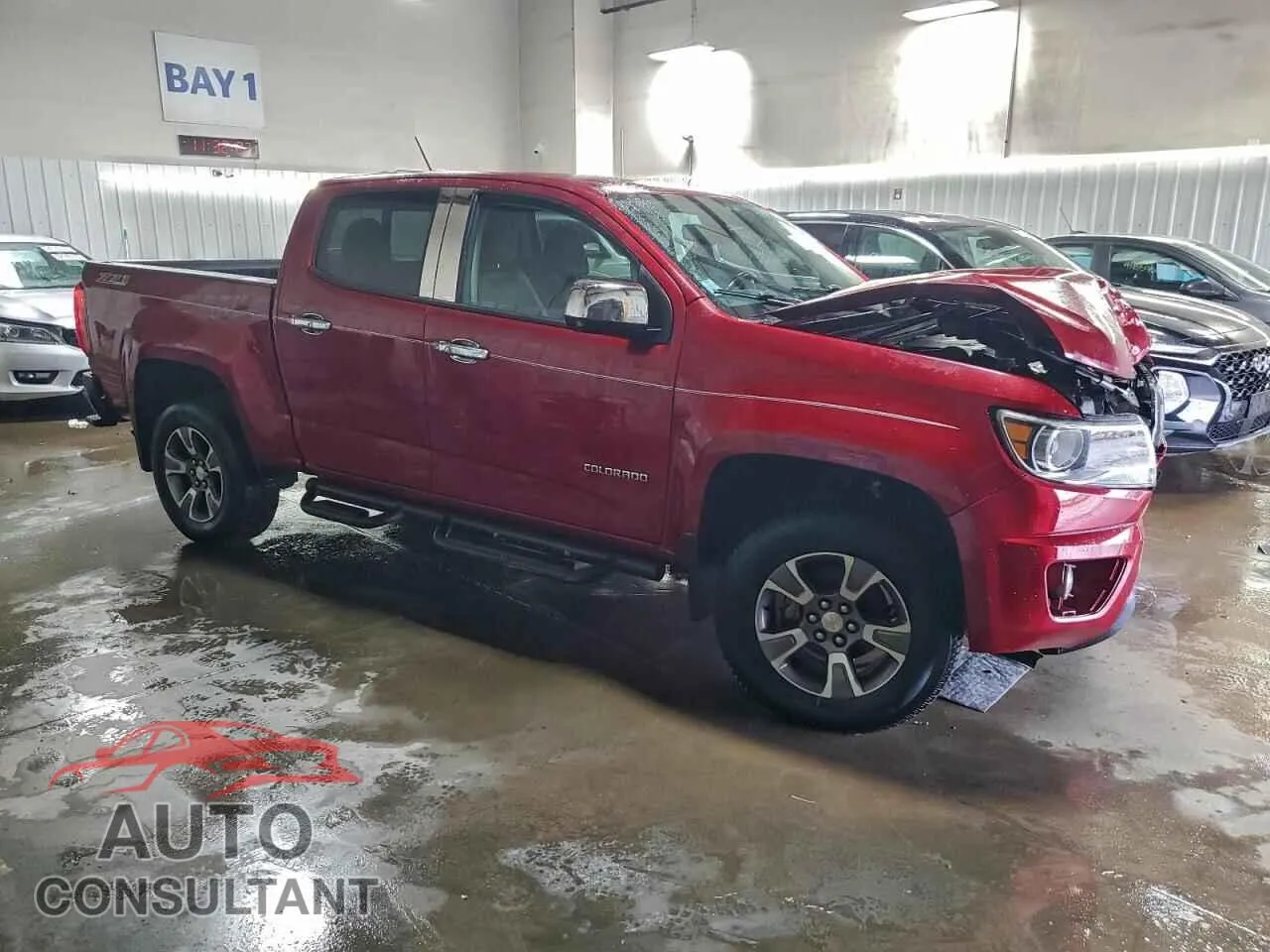 2017 CHEVROLET COLORADO Damaged VIN 1GCGTDEN6H1329177 – dashboard