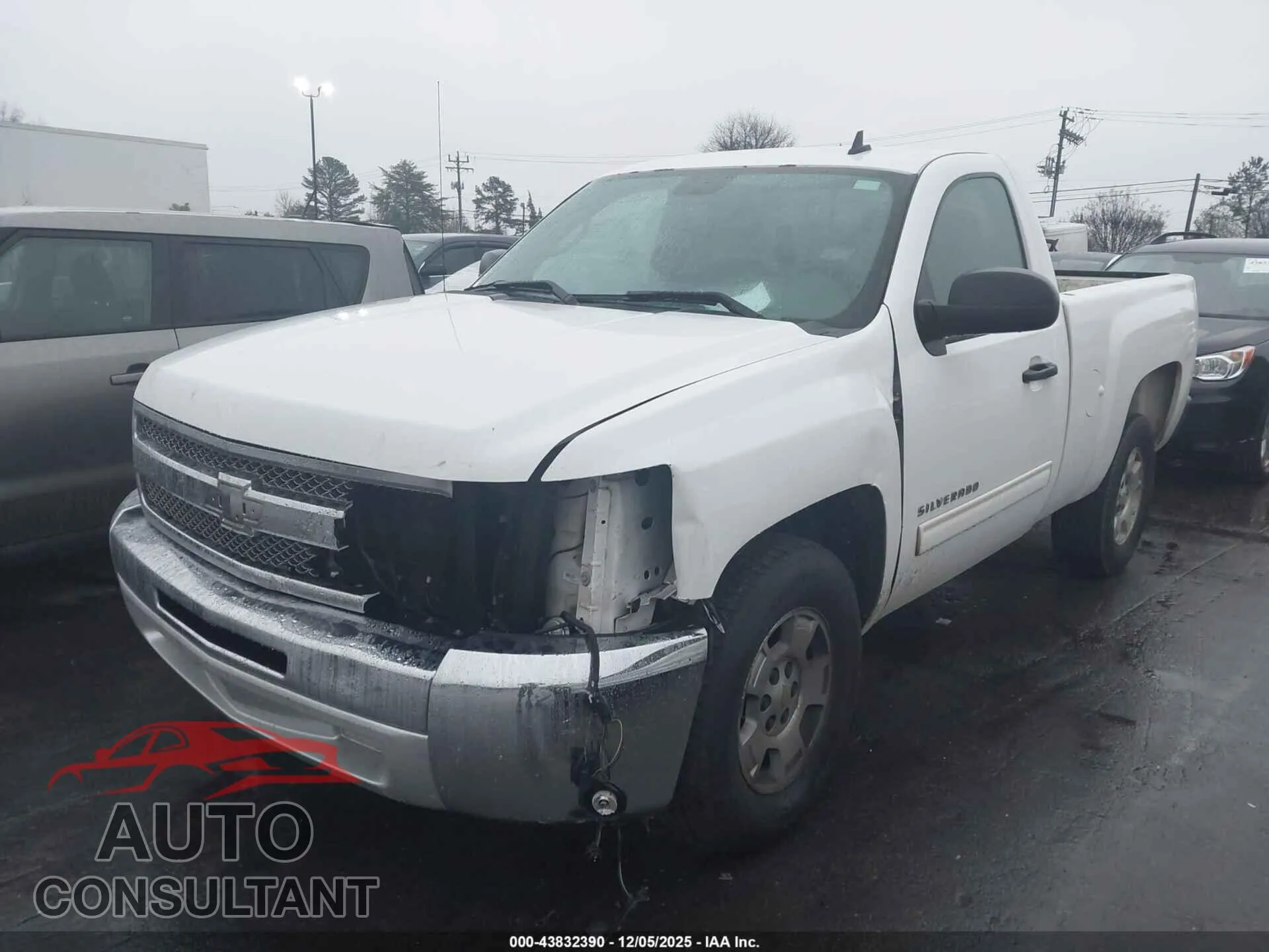 2013 CHEVROLET SILVERADO 1500 Damaged VIN 1GCNCSEA0DZ380064 – rear exterior