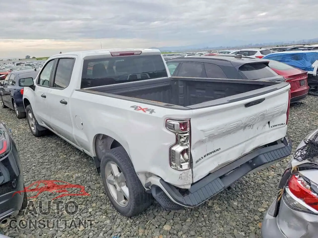 2023 CHEVROLET ALL Models Damaged VIN 1GCPDBEK3PZ310674 – rear exterior 2023 CHEVROLET ALL Models Damaged VIN 1GCPDBEK3PZ310674 – rear exterior