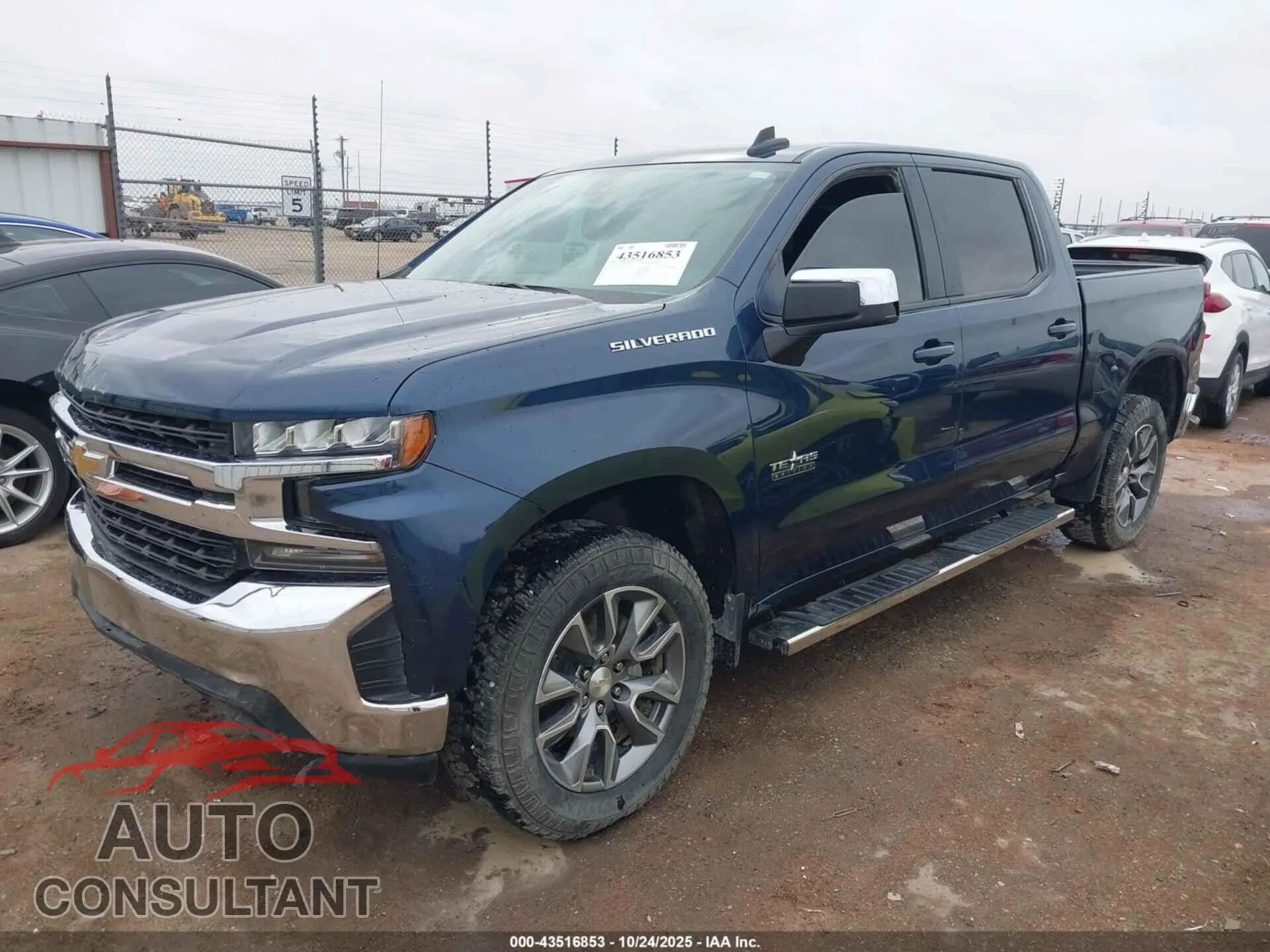 2021 CHEVROLET SILVERADO 1500 Damaged VIN 1GCPWCED5MZ226126 – rear exterior