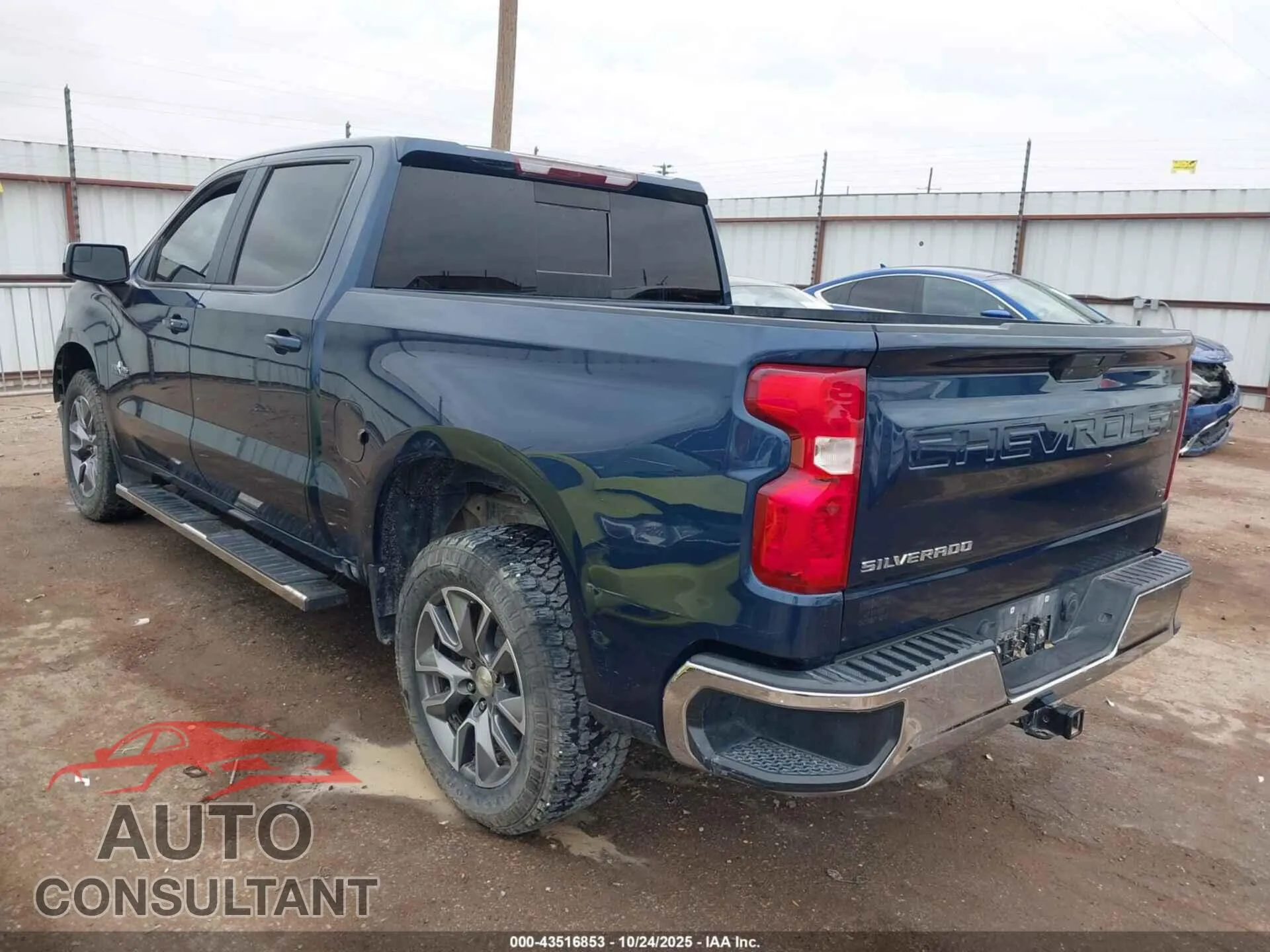 2021 CHEVROLET SILVERADO 1500 Damaged VIN 1GCPWCED5MZ226126 – side profile
