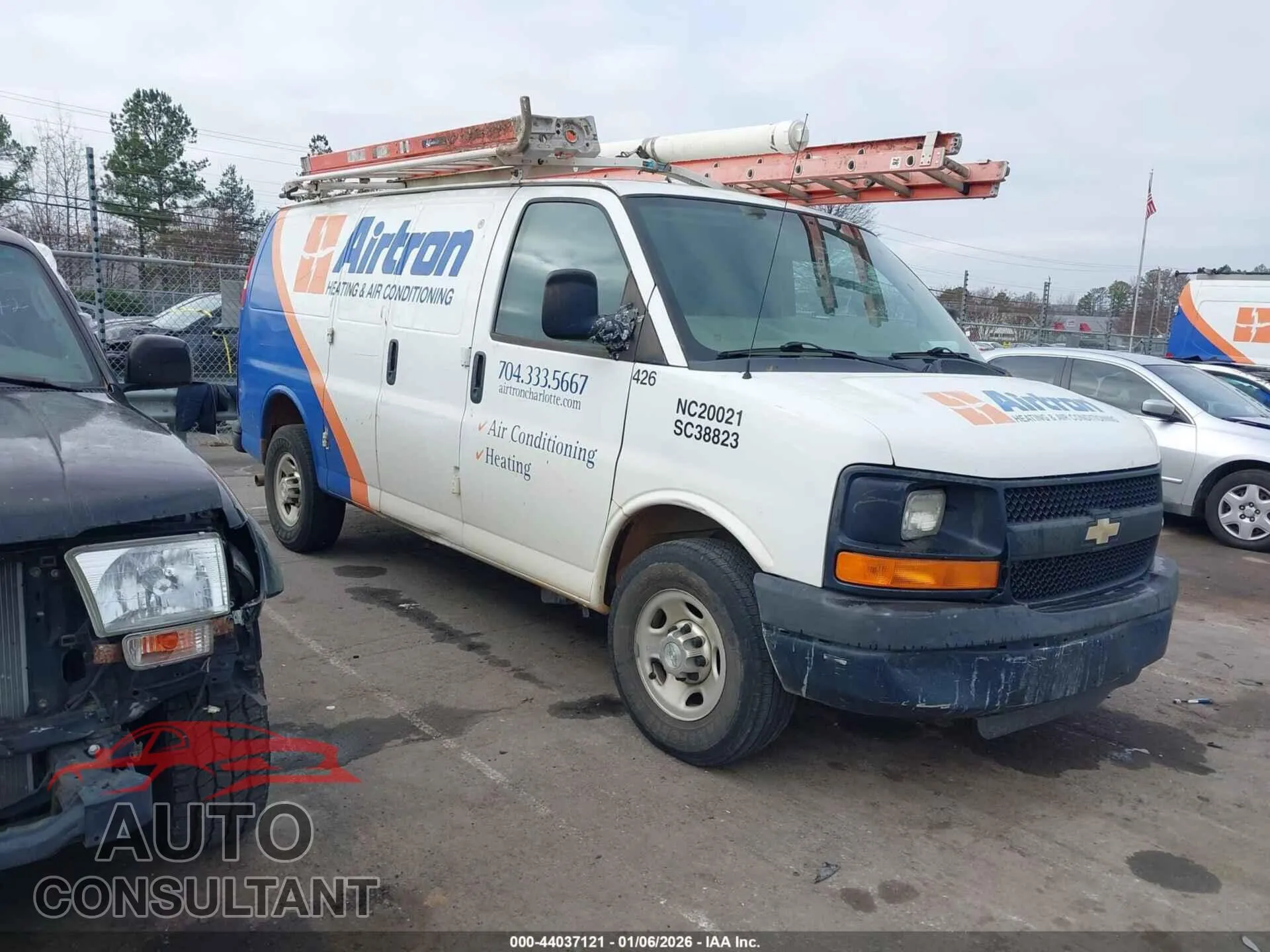 2014 CHEVROLET EXPRESS 2500 VIN 1GCWGFBA4E1209841