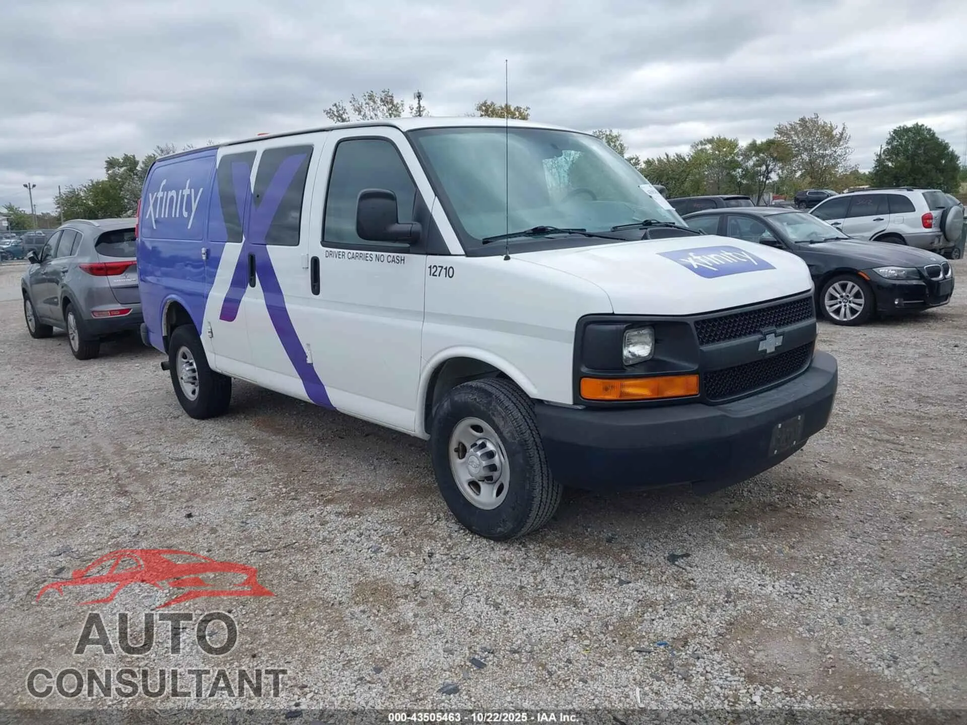 2014 CHEVROLET EXPRESS 2500 VIN 1GCWGFCA9E1198270