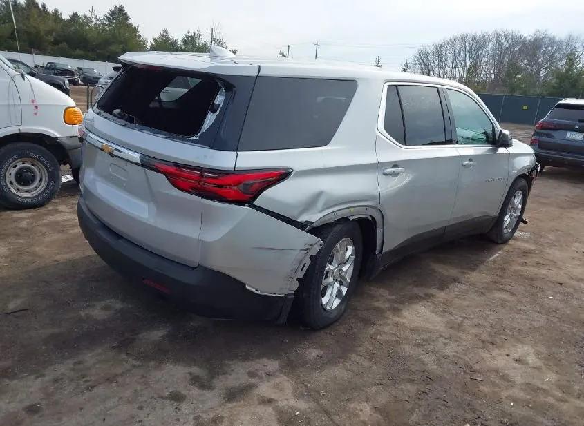 2022 CHEVROLET Traverse Used VIN 1GNERFKW7NJ137591 – engine bay