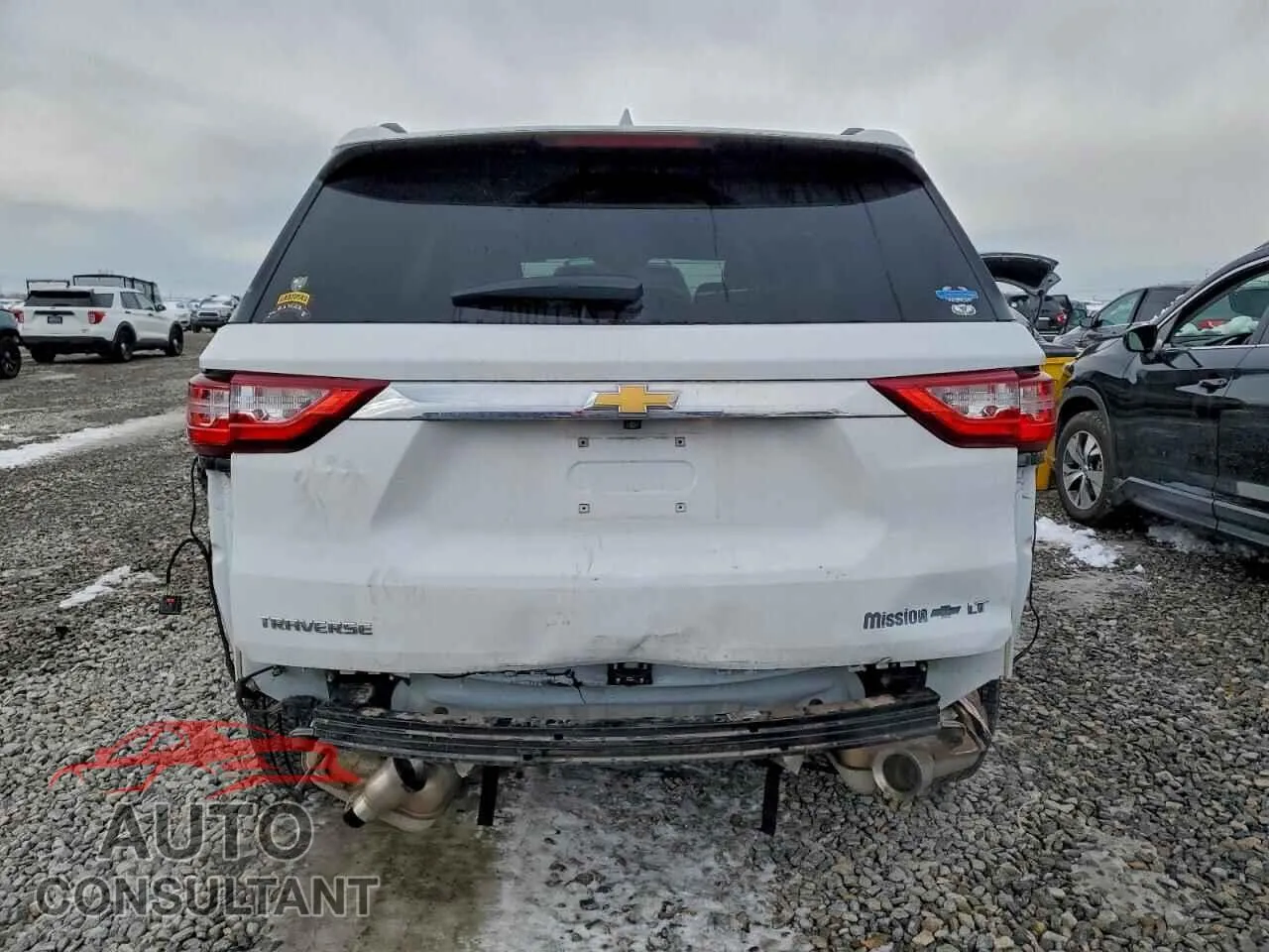 2021 CHEVROLET TRAVERSE Damaged VIN 1GNERGKW9MJ262242 – engine bay