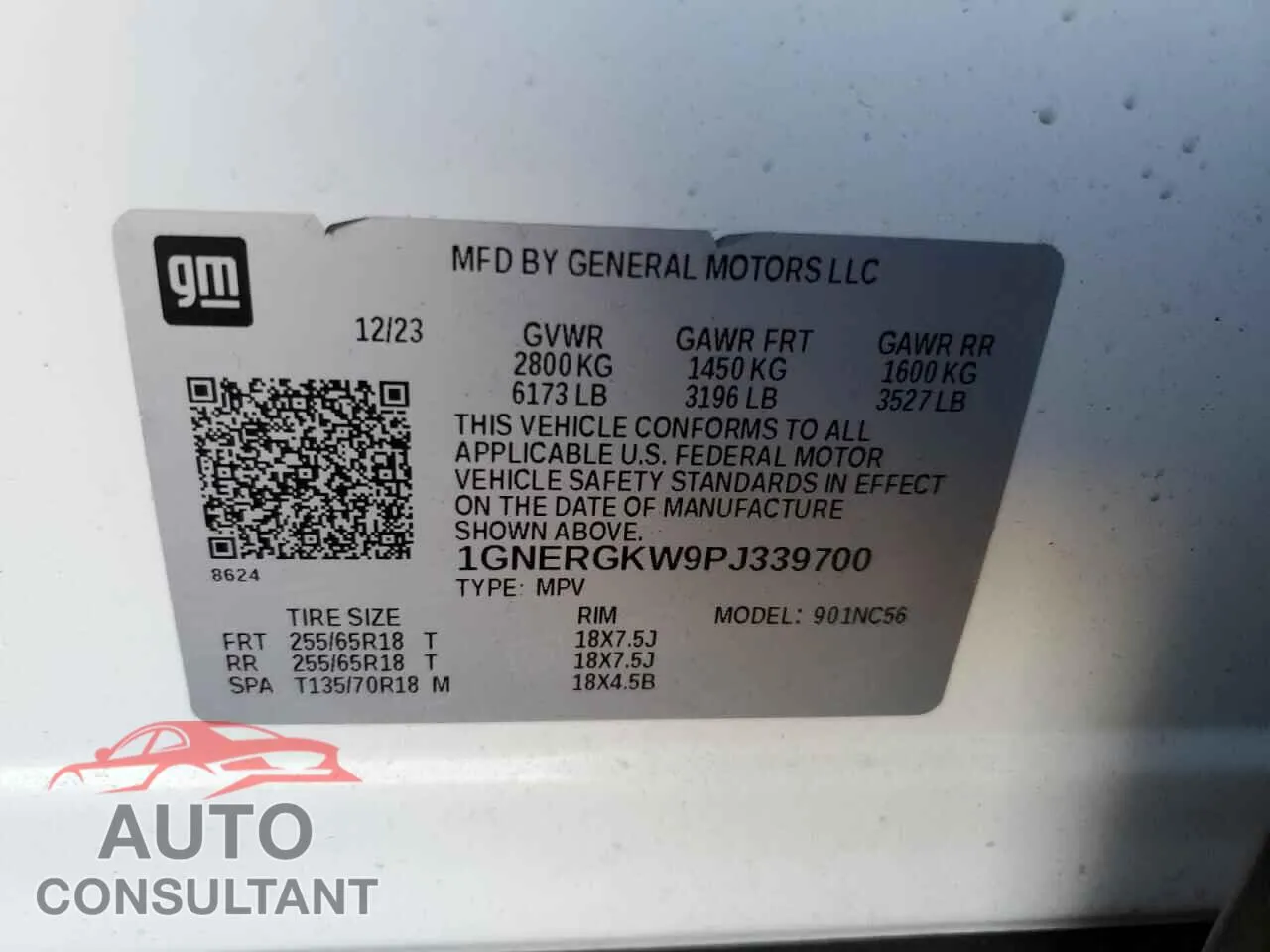 2023 CHEVROLET TRAVERSE Damaged VIN 1GNERGKW9PJ339700 – photo 14