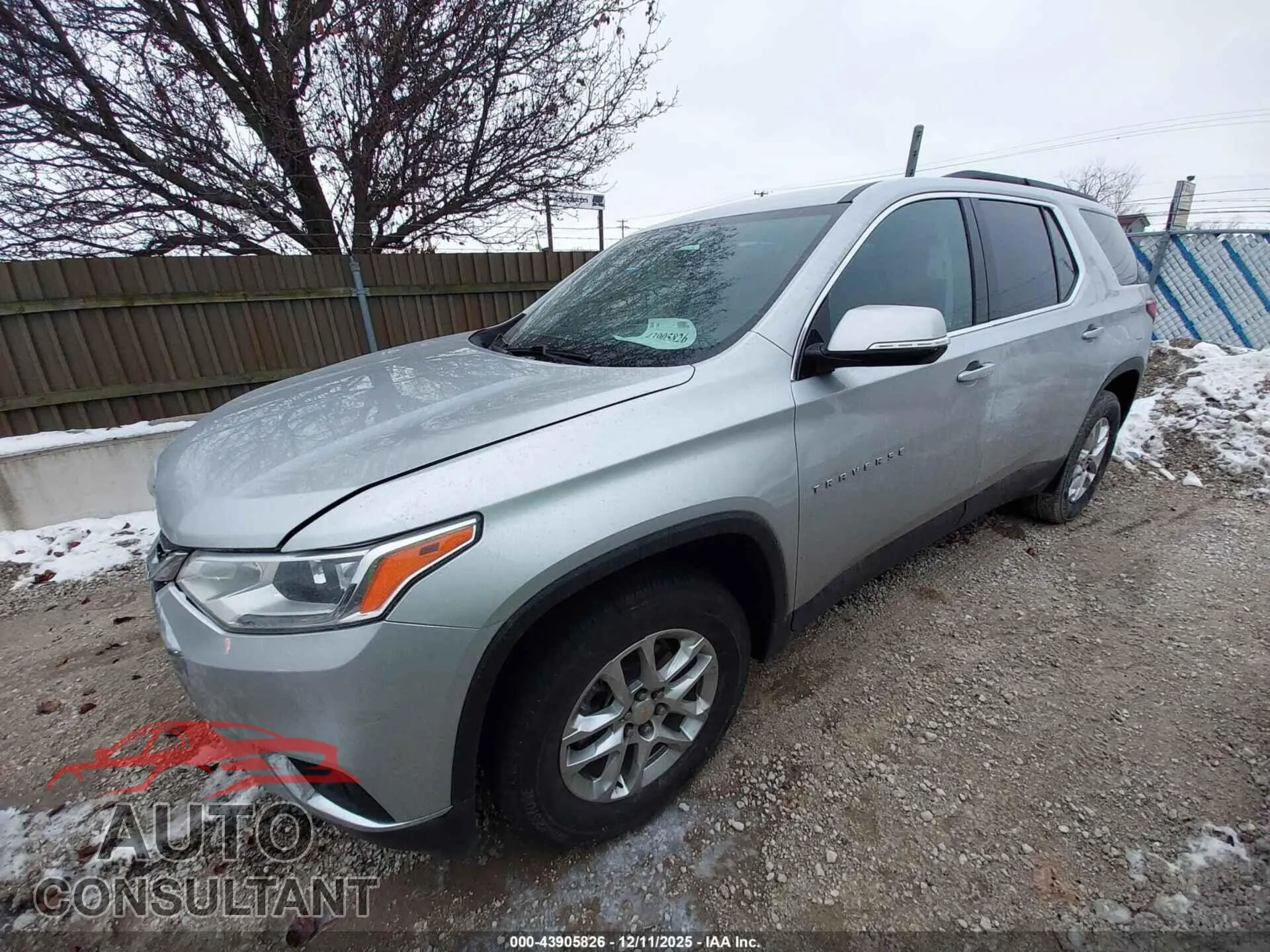 2020 CHEVROLET TRAVERSE Damaged VIN 1GNERHKW2LJ312161 – rear exterior