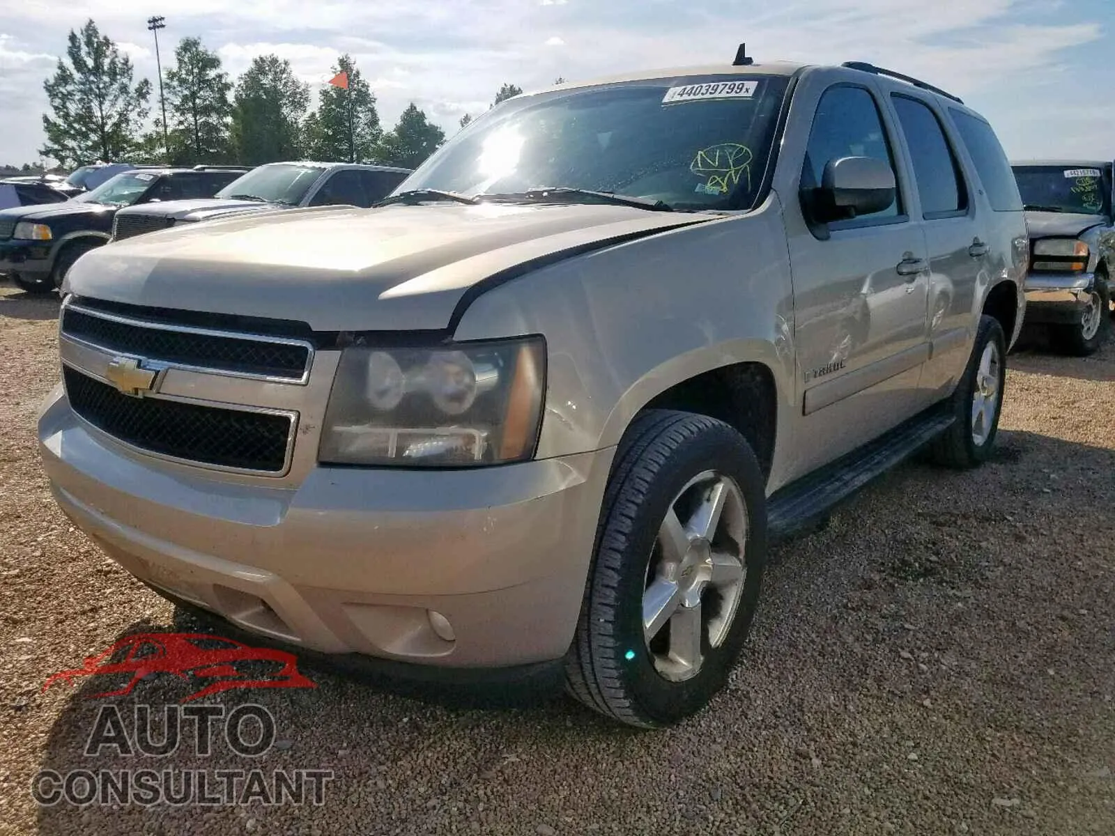2008 CHEVROLET TAHOE K150 Damaged VIN 1GNFK130X8R156843 – rear exterior