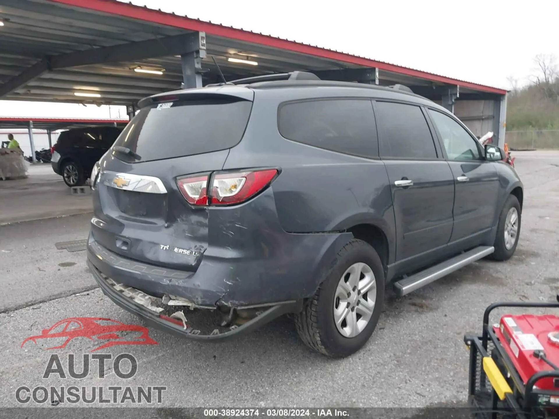 2013 CHEVROLET TRAVERSE Damaged VIN 1GNKRFKD3DJ165954 – dashboard