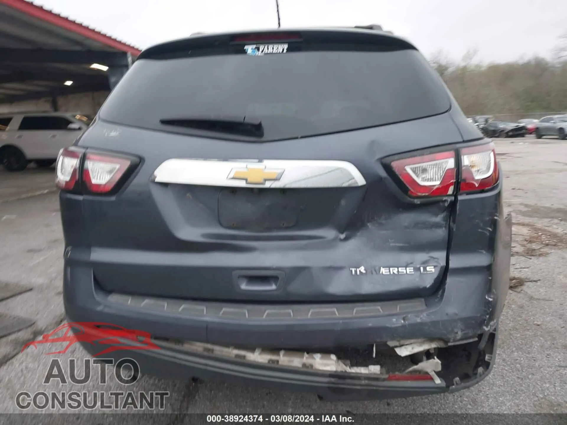 2013 CHEVROLET TRAVERSE Damaged VIN 1GNKRFKD3DJ165954 – photo 16