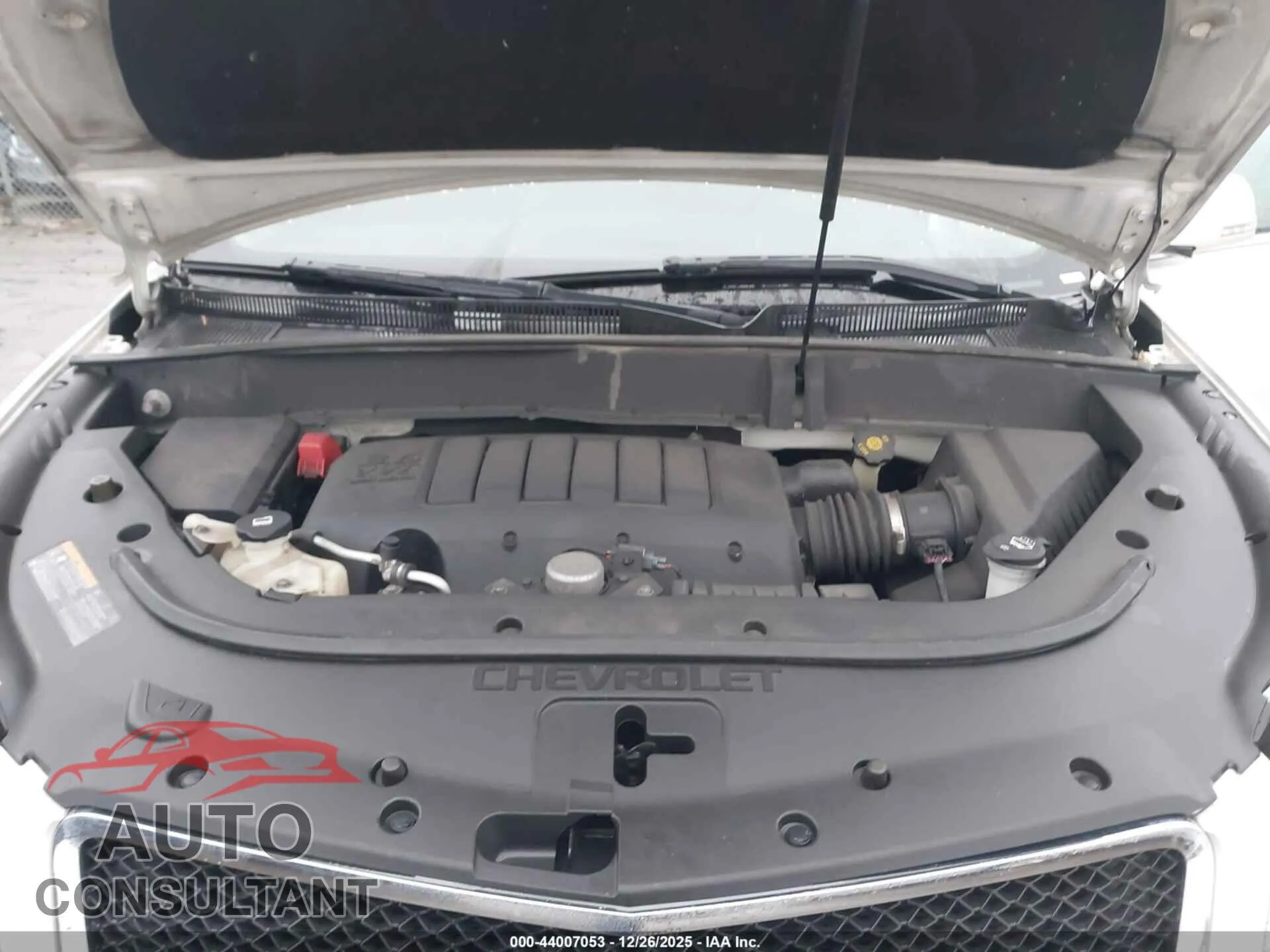 2011 CHEVROLET TRAVERSE Damaged VIN 1GNKRJED8BJ412705 – odometer reading 2011 CHEVROLET TRAVERSE Damaged VIN 1GNKRJED8BJ412705 – odometer reading