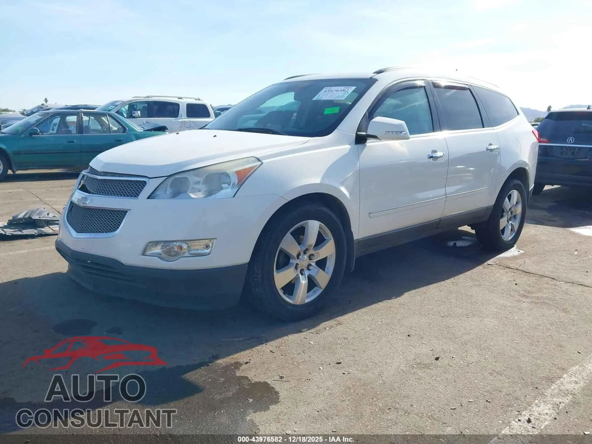 2012 CHEVROLET TRAVERSE Damaged VIN 1GNKVLED1CJ142855 – rear exterior