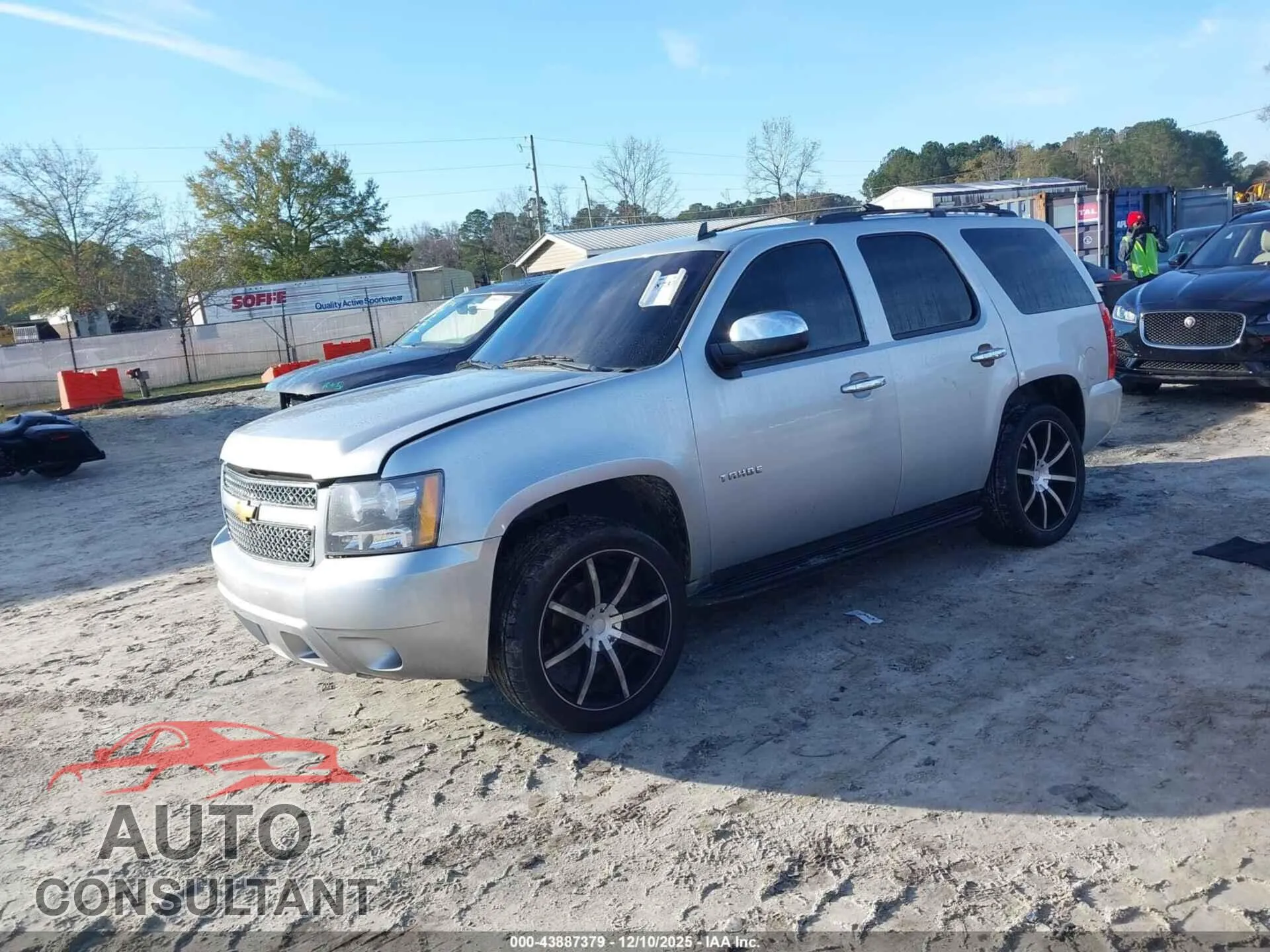 2012 CHEVROLET TAHOE Damaged VIN 1GNSCAE05CR294341 – rear exterior