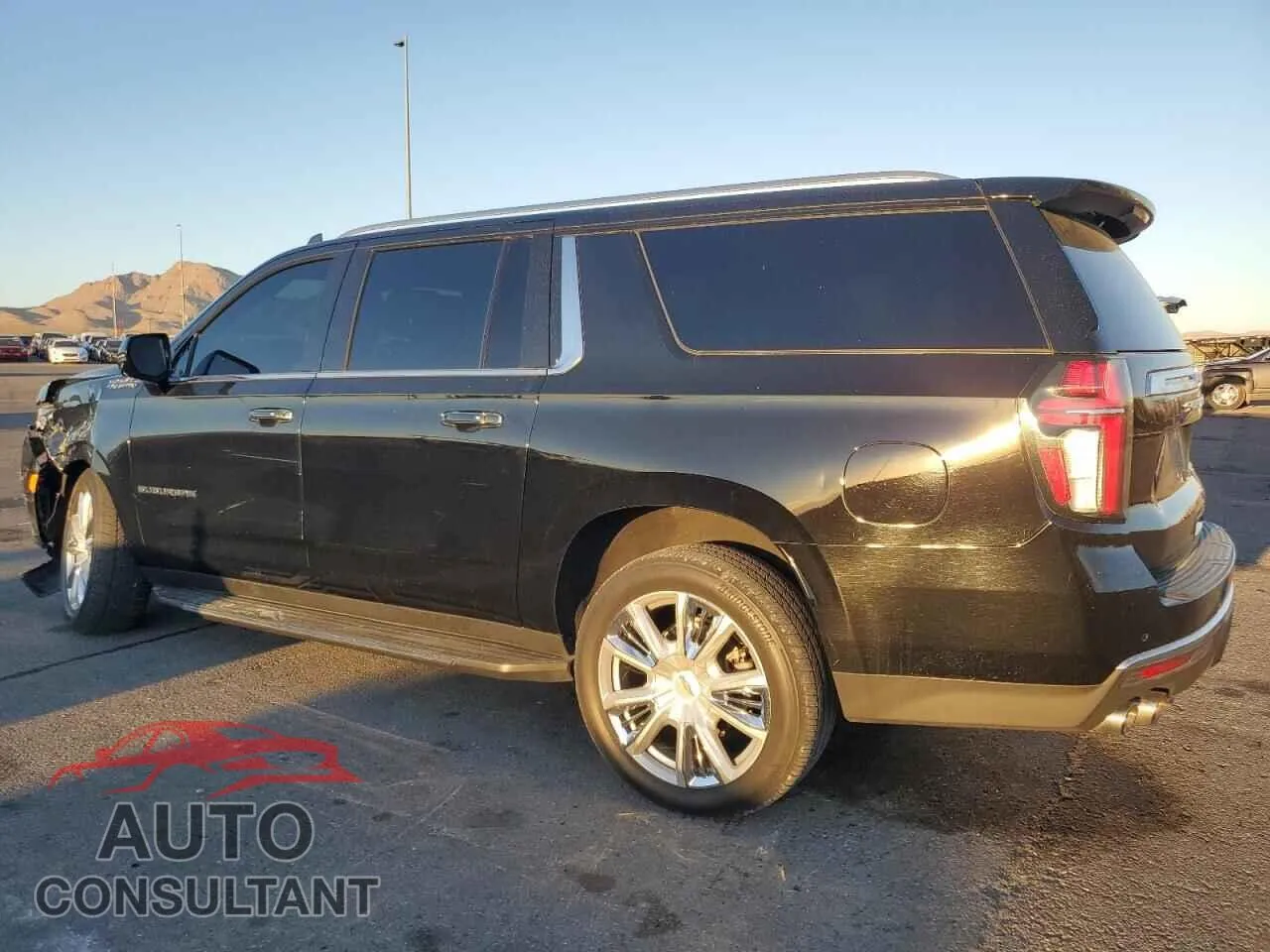 2021 CHEVROLET SUBURBAN Damaged VIN 1GNSCGKLXMR432250 – rear exterior