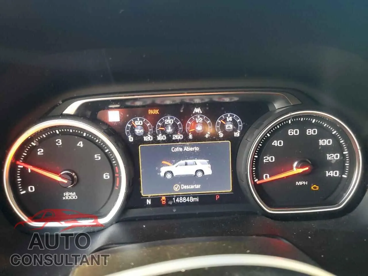 2021 CHEVROLET SUBURBAN Damaged VIN 1GNSCGKLXMR432250 – trunk area