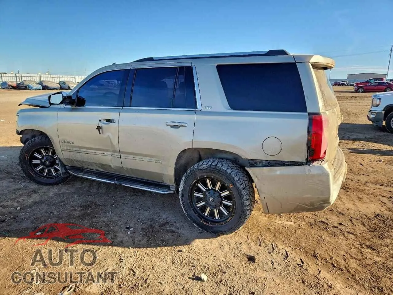 2015 CHEVROLET TAHOE Damaged VIN 1GNSKCKC6FR296939 – rear exterior