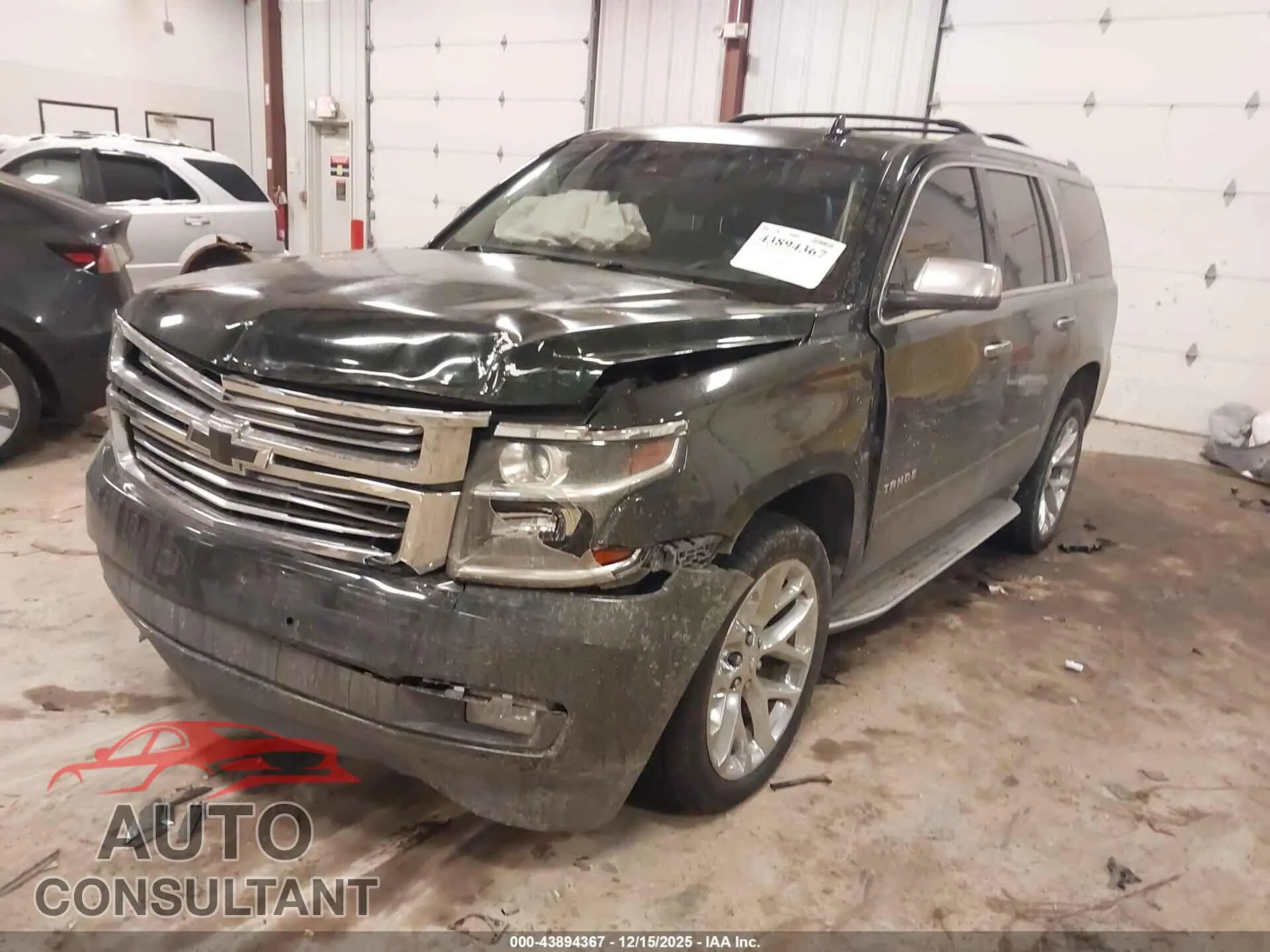 2016 CHEVROLET TAHOE Damaged VIN 1GNSKCKCXGR333458 – rear exterior