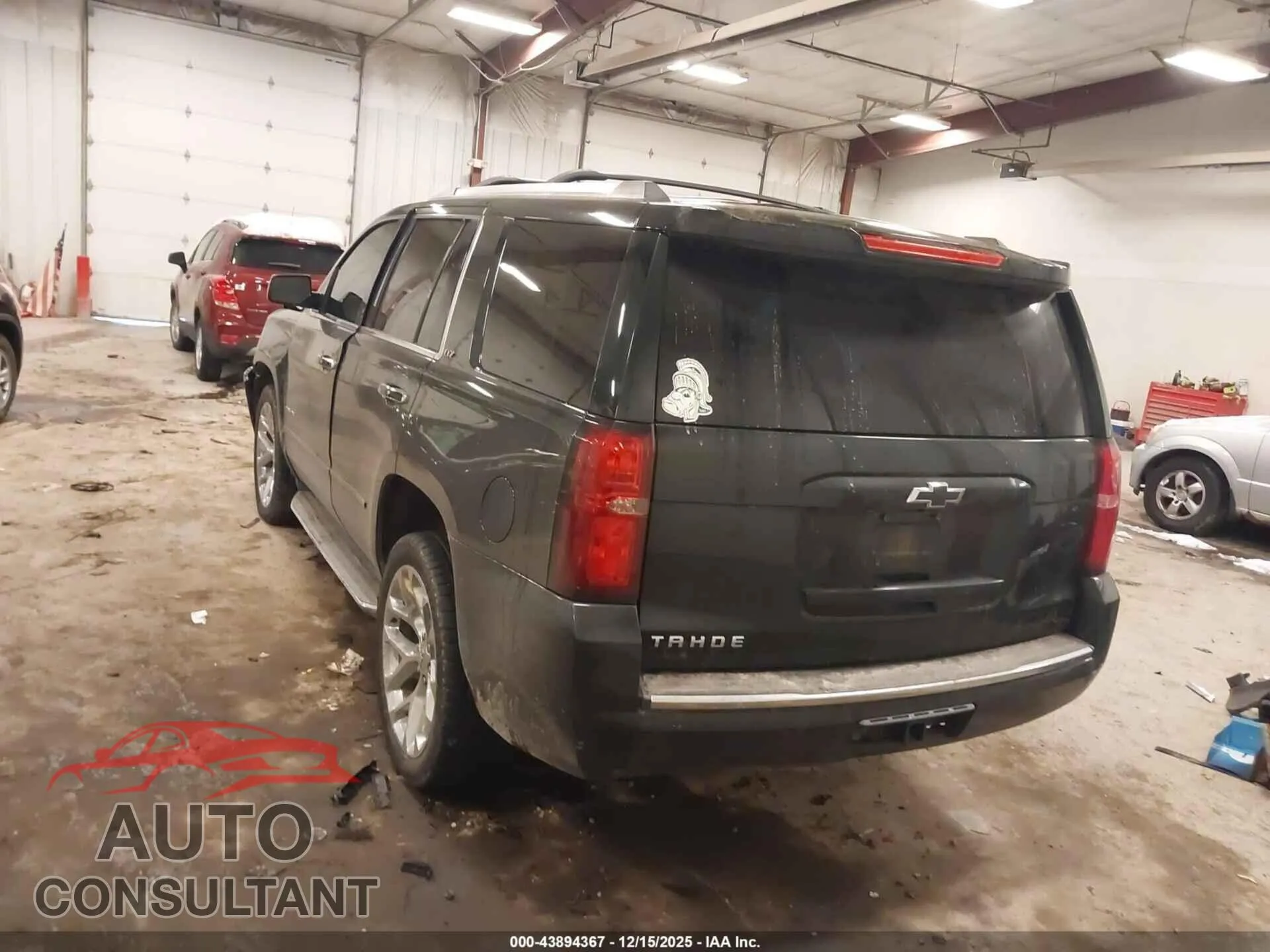 2016 CHEVROLET TAHOE Damaged VIN 1GNSKCKCXGR333458 – side profile