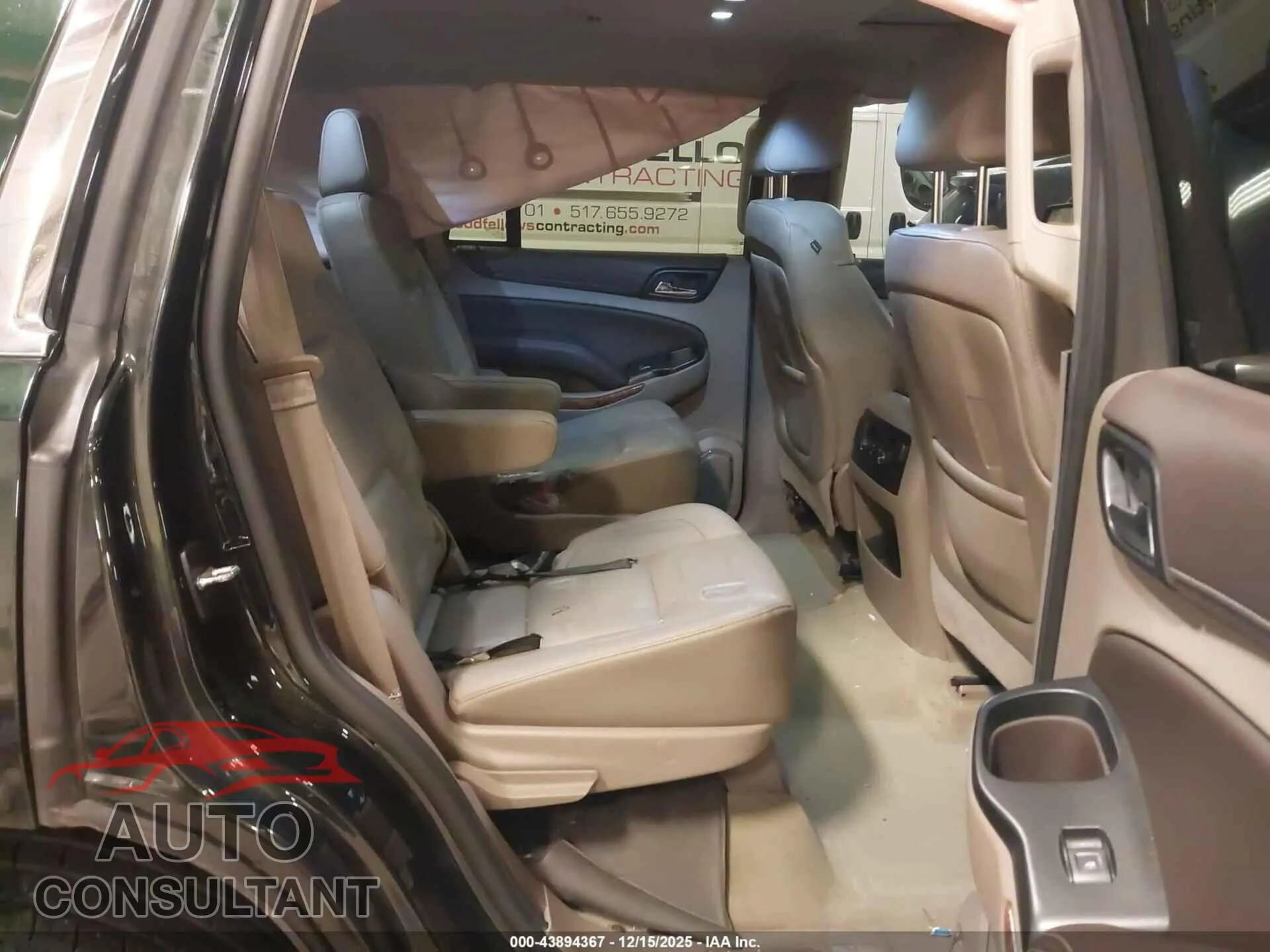 2016 CHEVROLET TAHOE Damaged VIN 1GNSKCKCXGR333458 – undercarriage