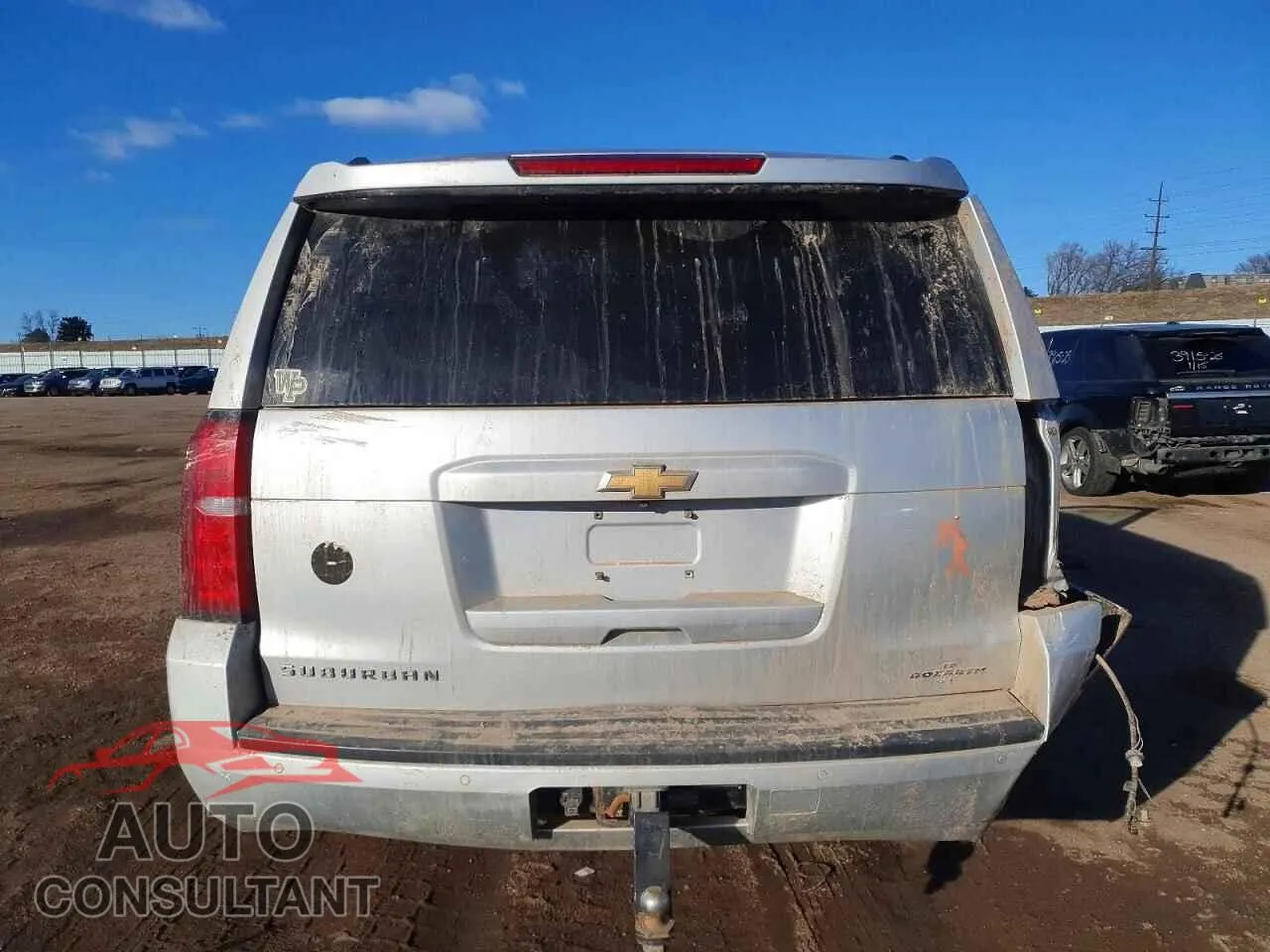 2016 CHEVROLET SUBURBAN Damaged VIN 1GNSKHKC1GR163701 – engine bay