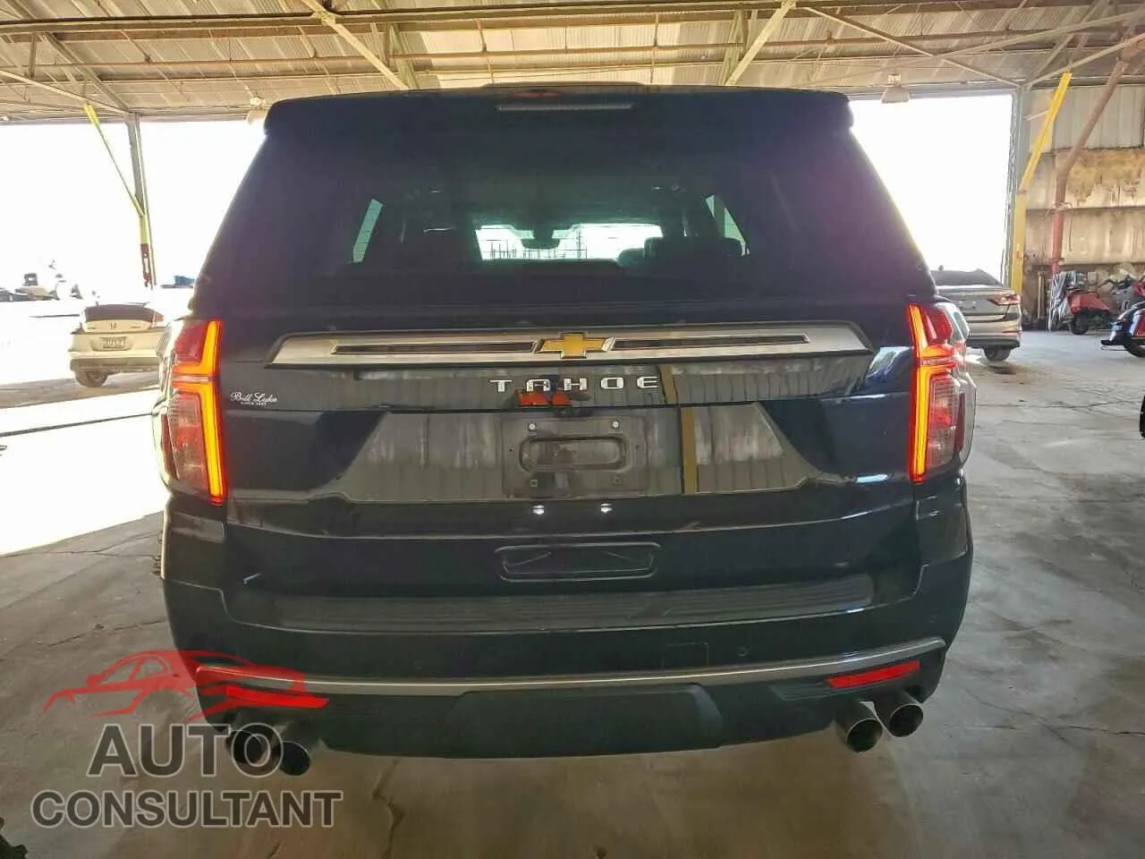 2021 CHEVROLET TAHOE Damaged VIN 1GNSKTKL9MR284250 – engine bay