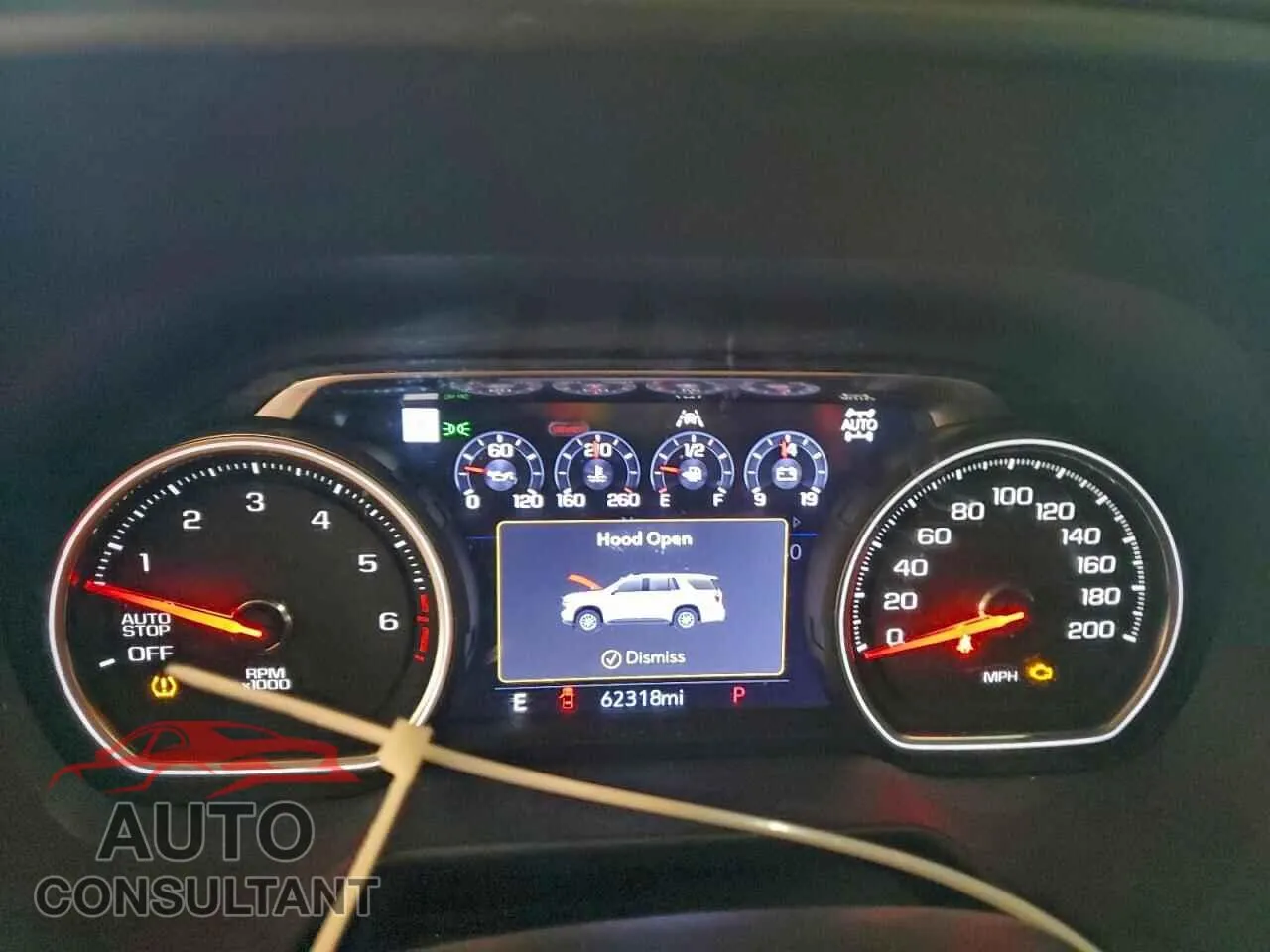2021 CHEVROLET TAHOE Damaged VIN 1GNSKTKL9MR284250 – trunk area
