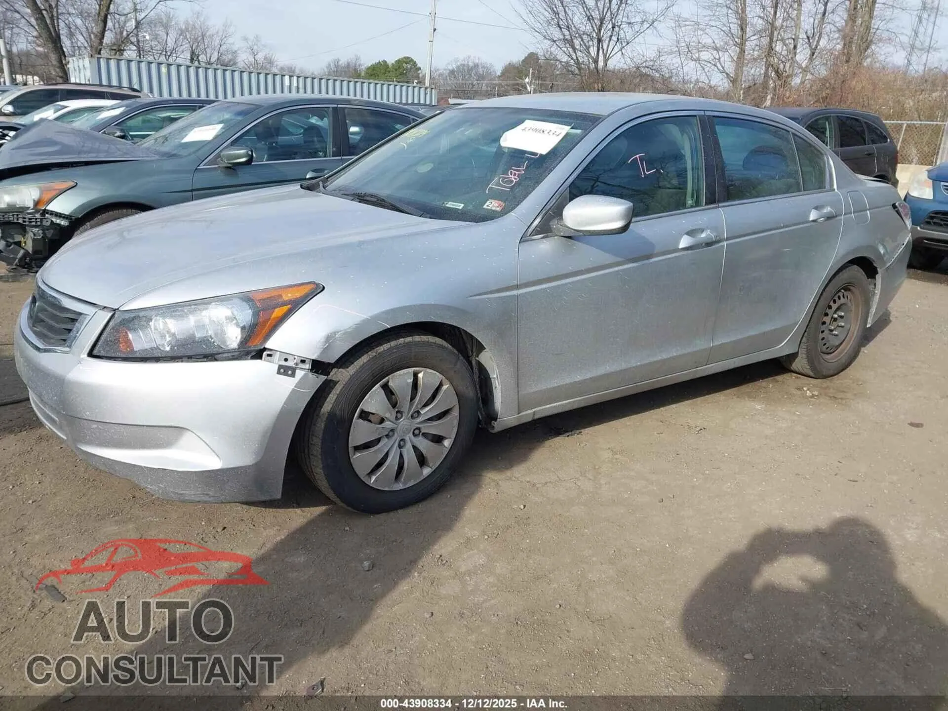 2009 HONDA ACCORD Damaged VIN 1HGCP26319A030400 – rear exterior