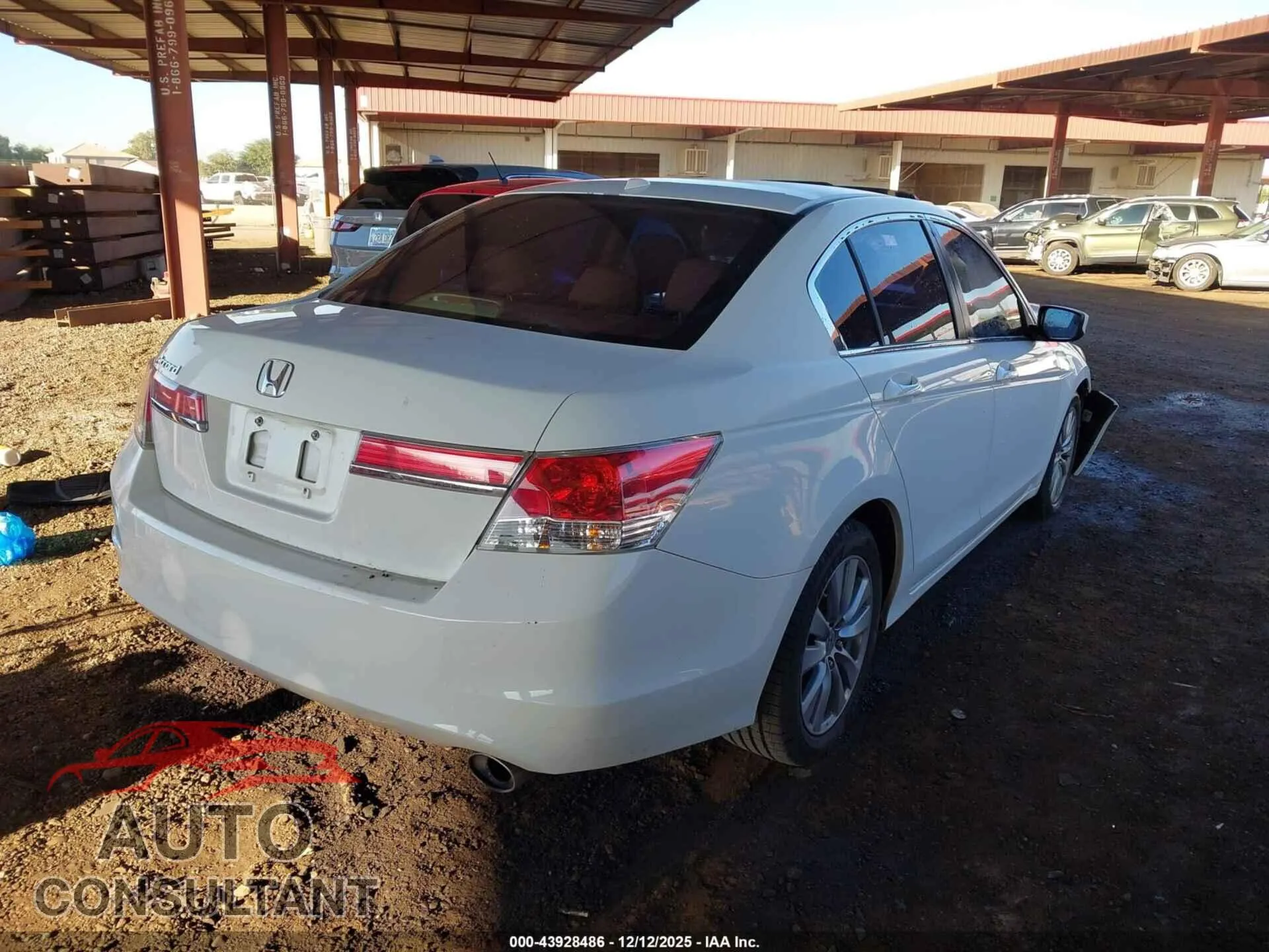 2011 HONDA ACCORD Damaged VIN 1HGCP2F80BA032155 – dashboard