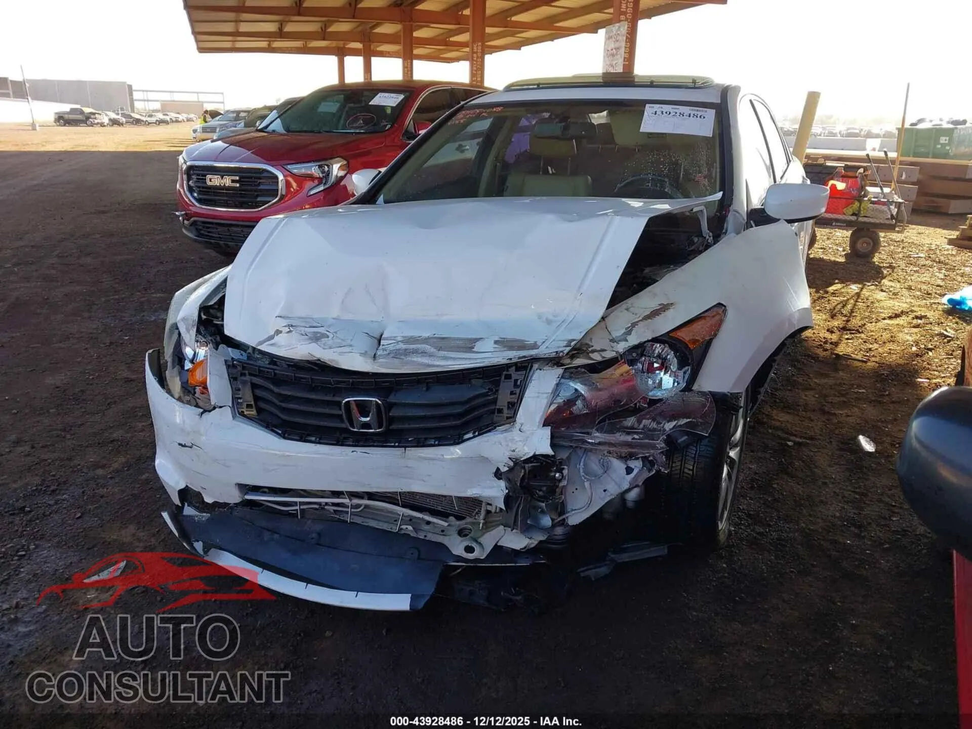 2011 HONDA ACCORD Damaged VIN 1HGCP2F80BA032155 – engine bay