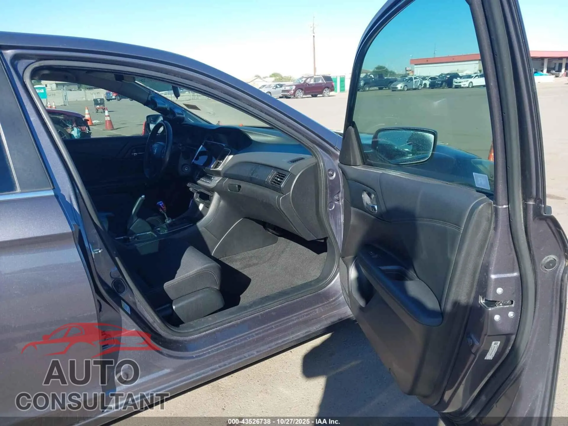2014 HONDA ACCORD Damaged VIN 1HGCR2E50EA231292 – interior seats