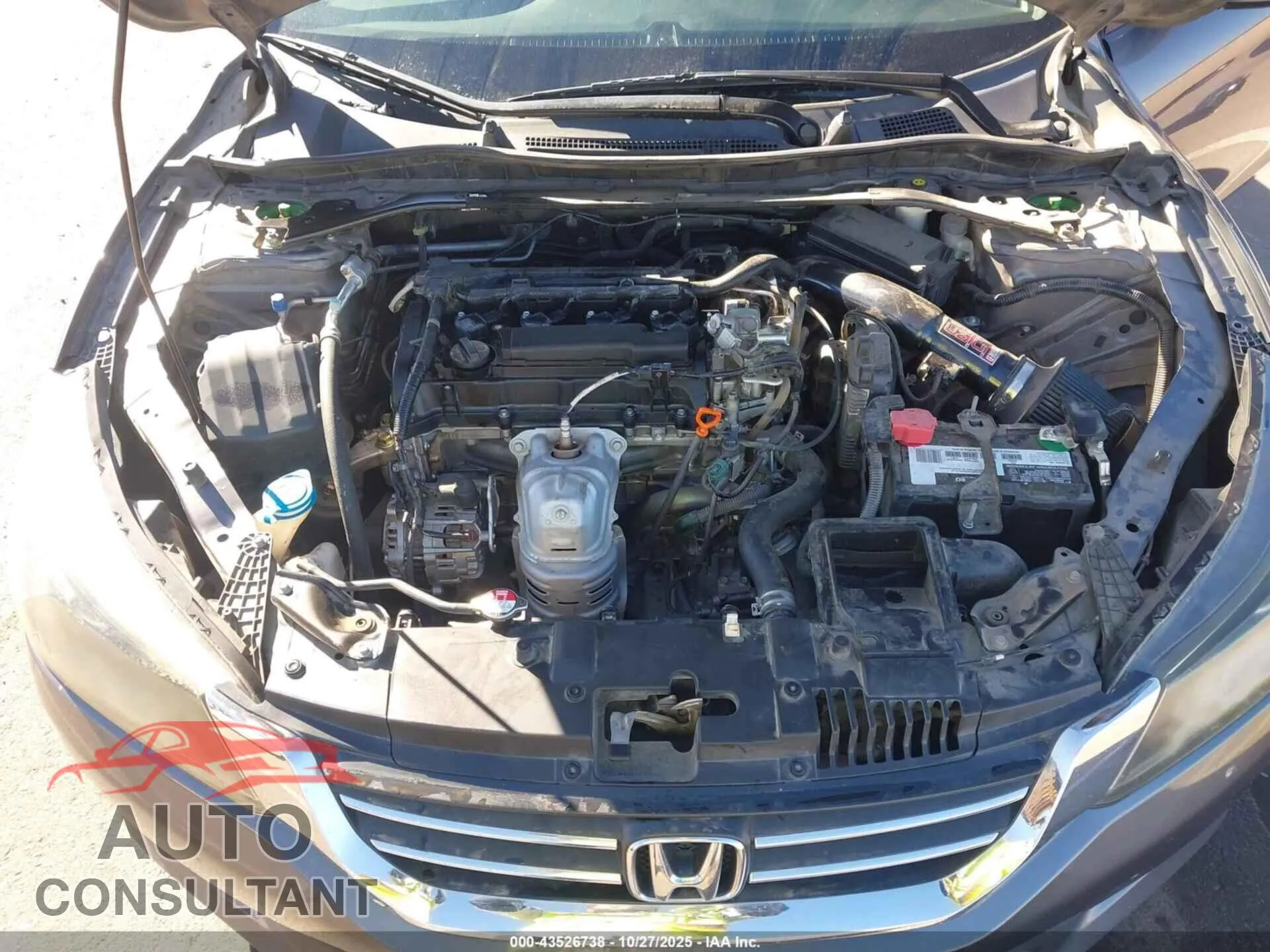 2014 HONDA ACCORD Damaged VIN 1HGCR2E50EA231292 – odometer reading