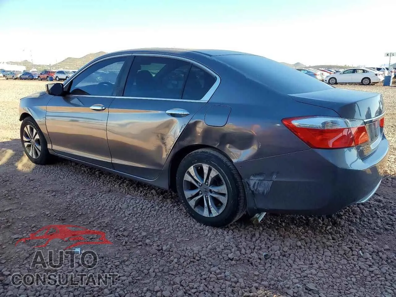 2014 HONDA ACCORD Damaged VIN 1HGCR2F35EA110884 – rear exterior