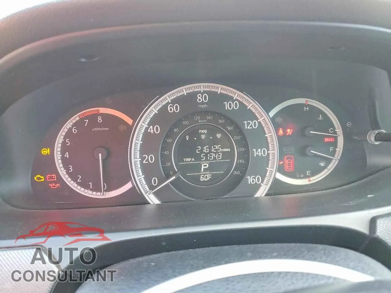2014 HONDA ACCORD Damaged VIN 1HGCR2F35EA110884 – trunk area