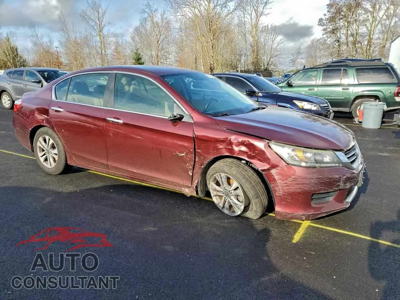 2014 HONDA ACCORD Damaged VIN 1HGCR2F38EA162154 – dashboard