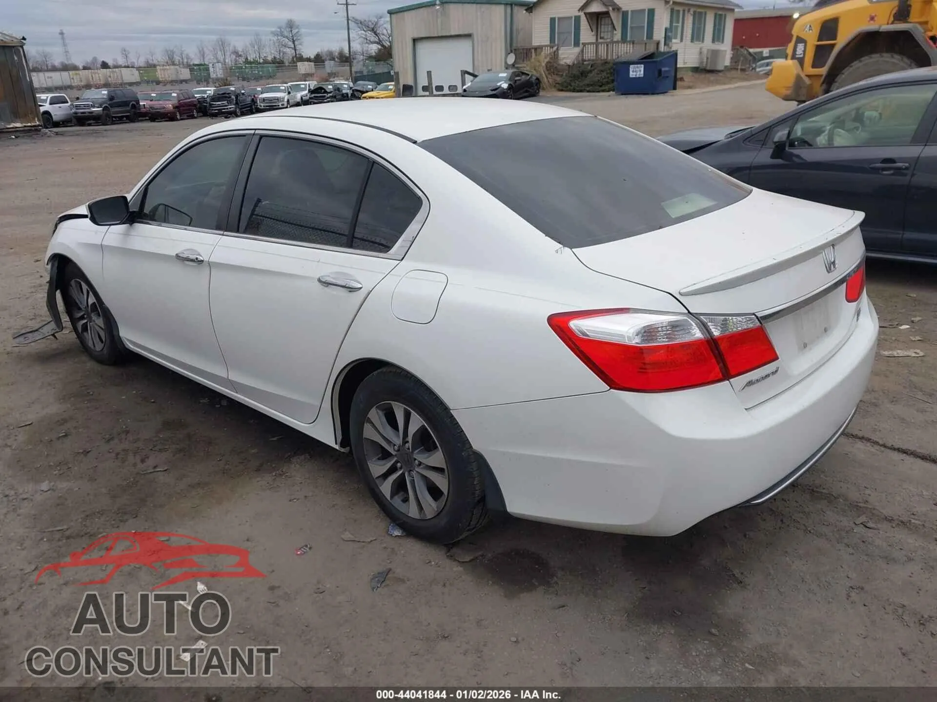 2013 HONDA ACCORD Damaged VIN 1HGCR2F3XDA103007 – side profile