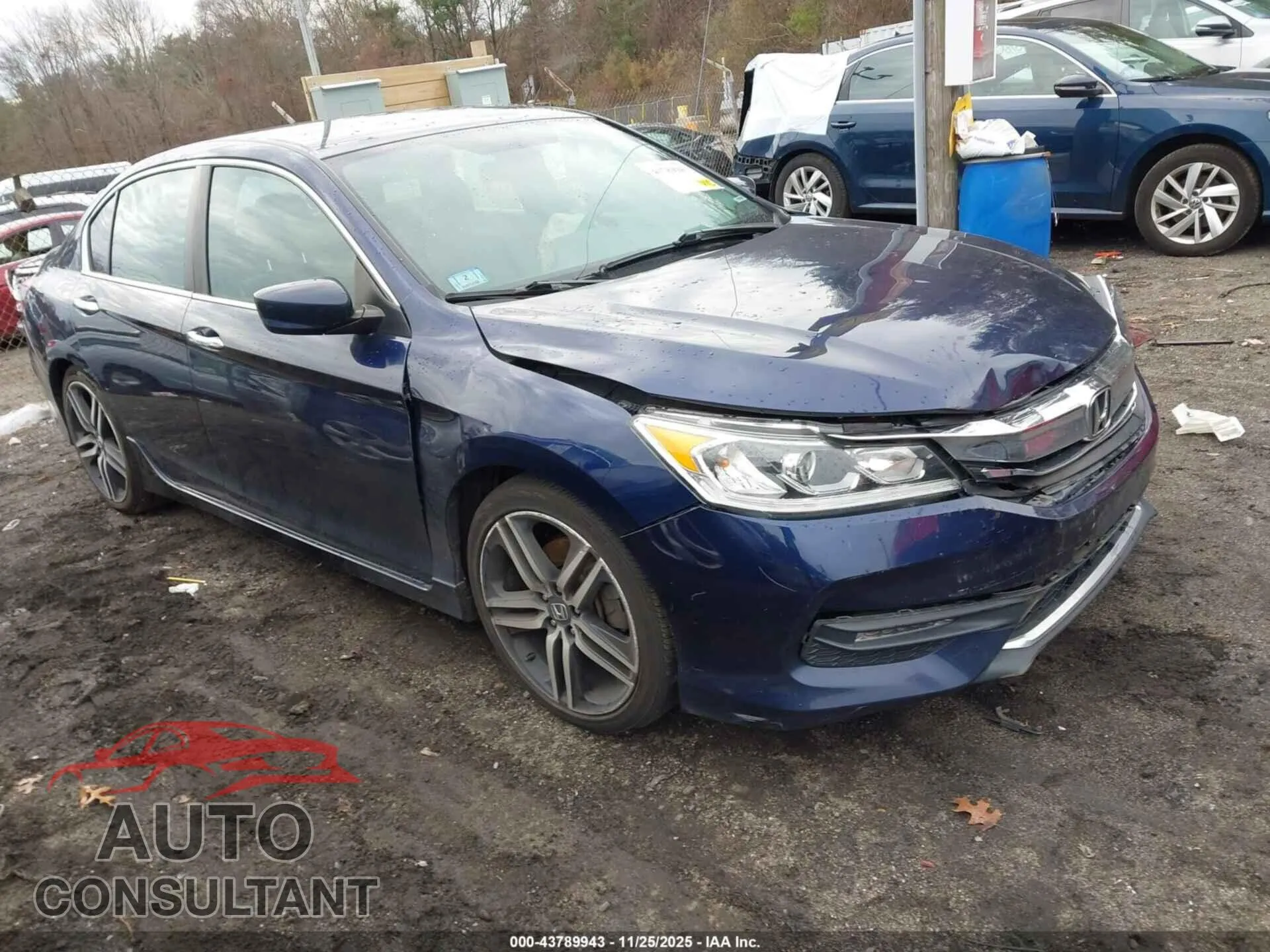 2016 HONDA ACCORD VIN 1HGCR2F56GA125978