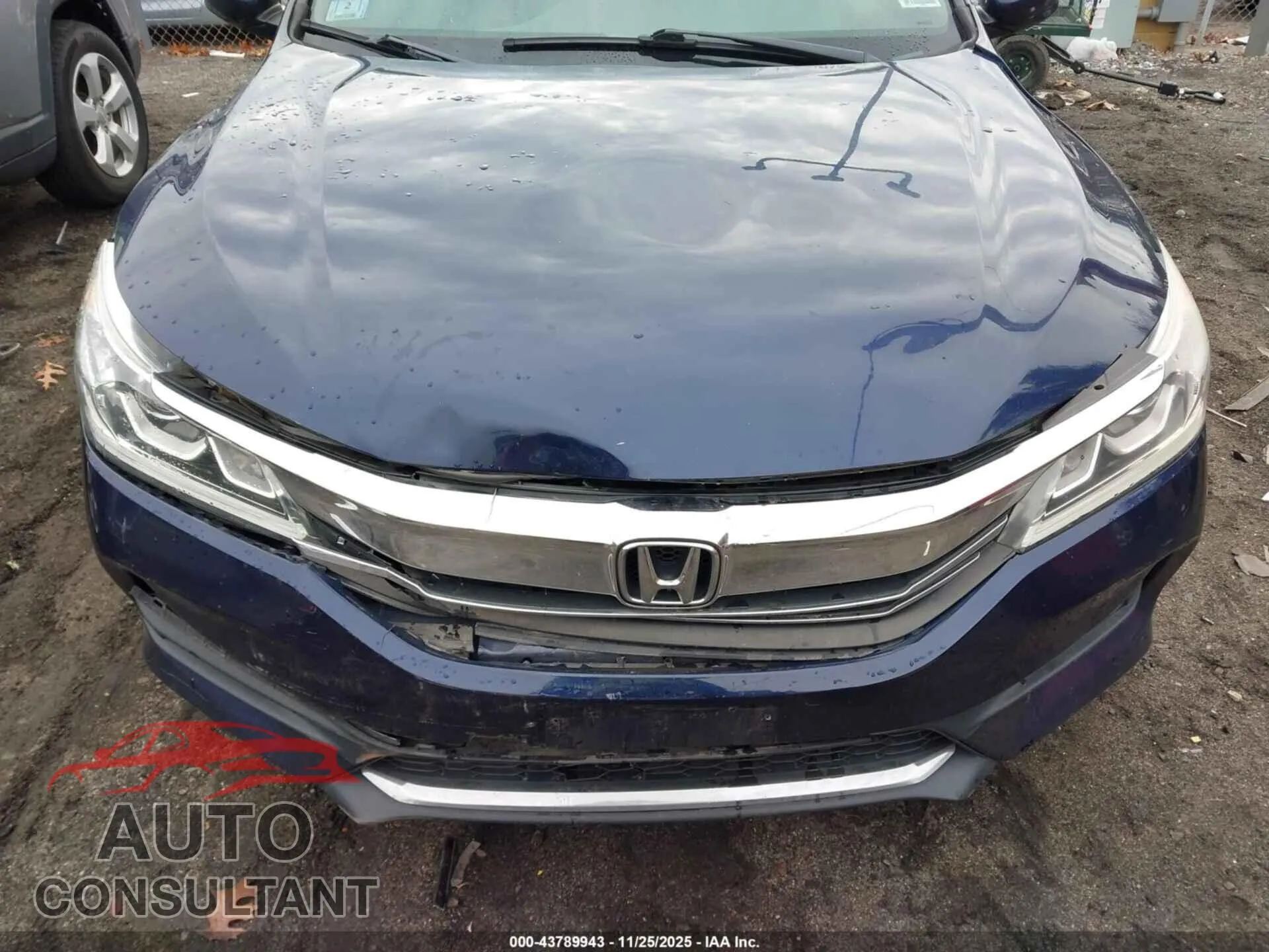 2016 HONDA ACCORD Damaged VIN 1HGCR2F56GA125978 – engine bay