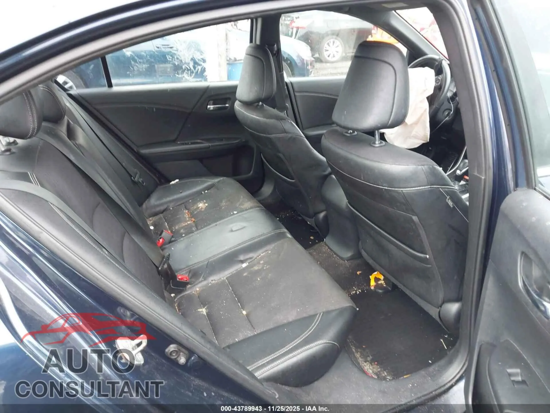 2016 HONDA ACCORD Damaged VIN 1HGCR2F56GA125978 – undercarriage