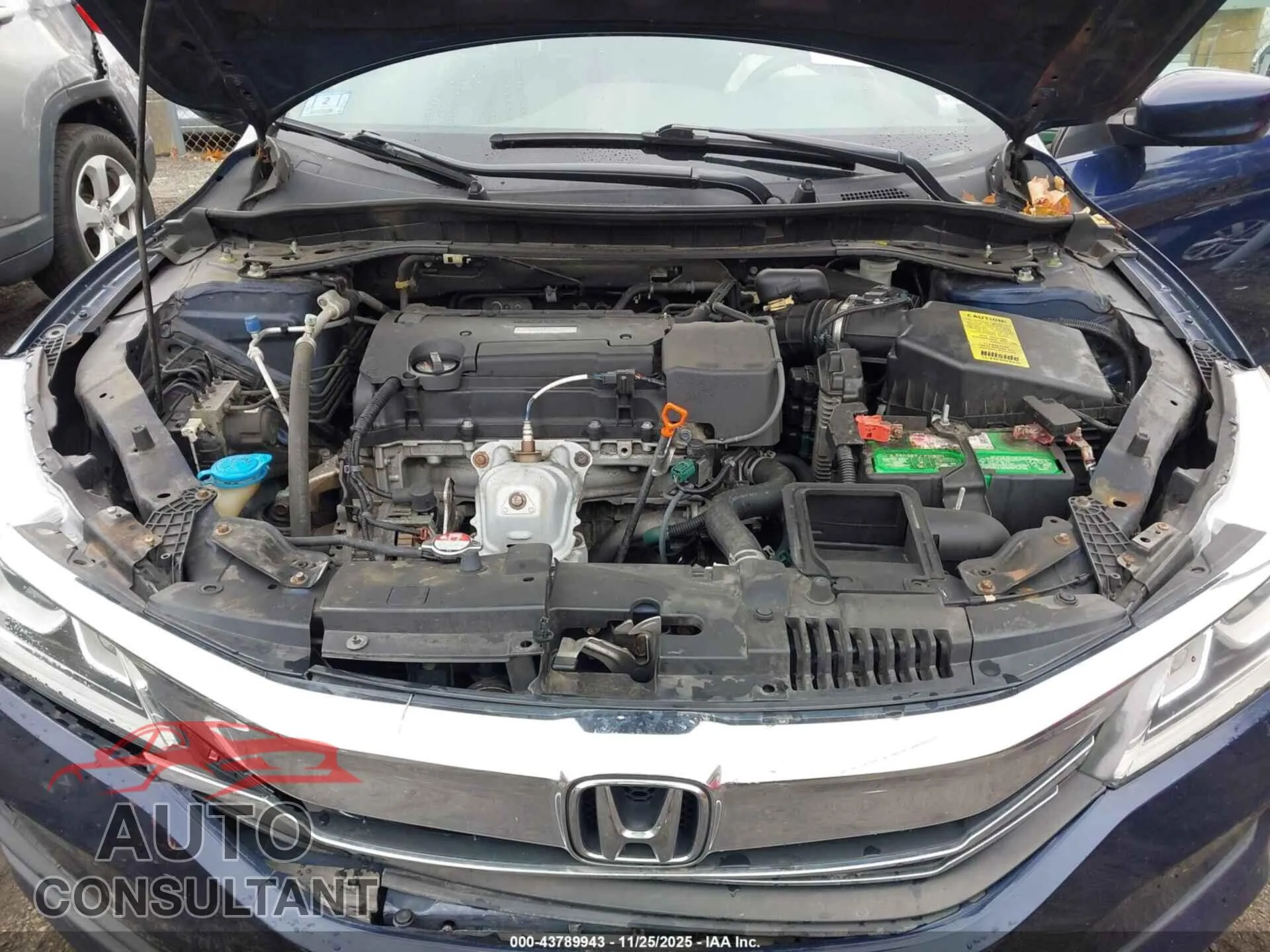 2016 HONDA ACCORD Damaged VIN 1HGCR2F56GA125978 – odometer reading