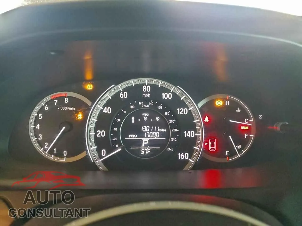 2017 HONDA ACCORD Damaged VIN 1HGCR2F83HA034078 – trunk area