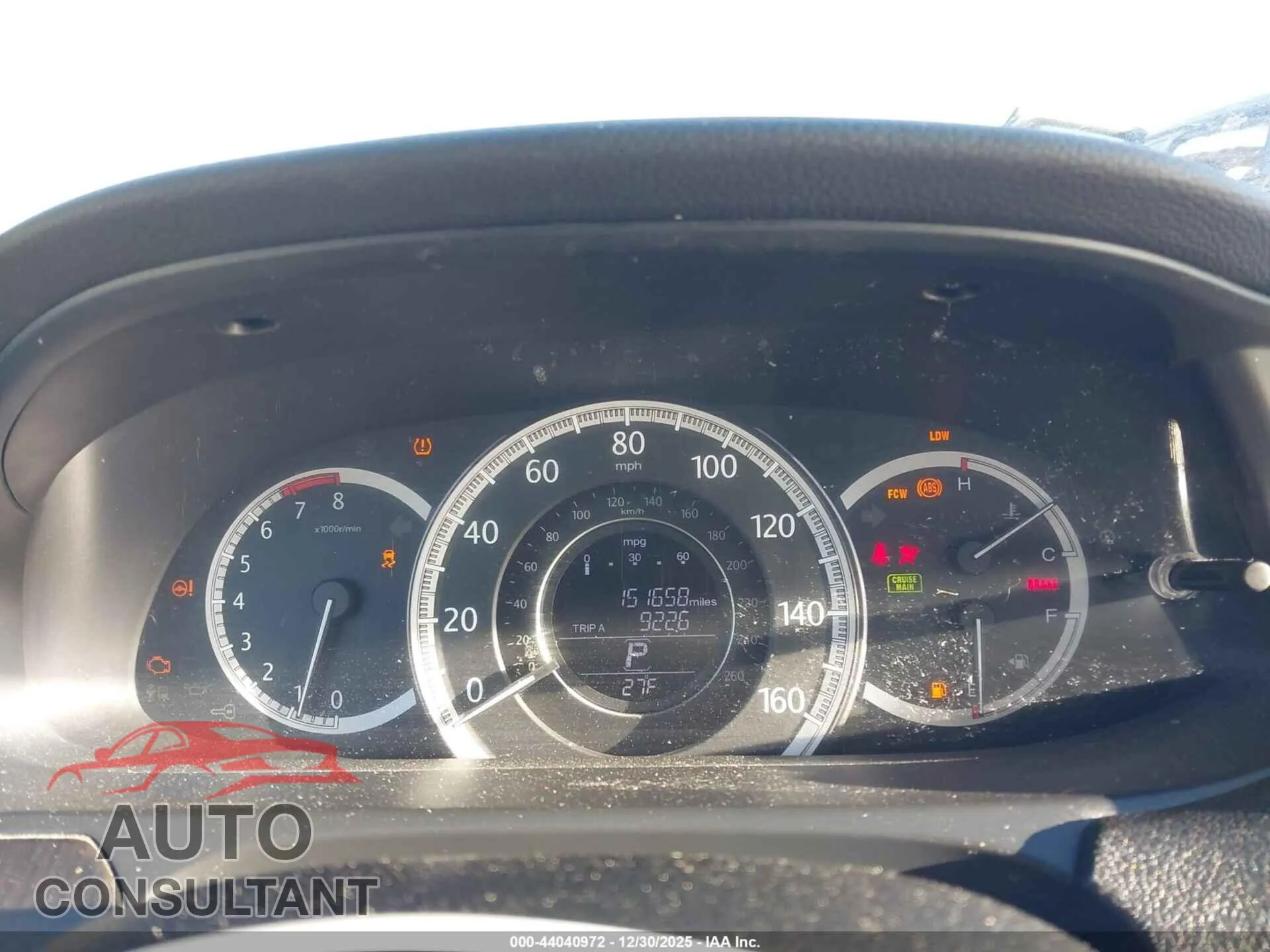 2014 HONDA ACCORD Damaged VIN 1HGCR3F81EA018141 – exterior detail